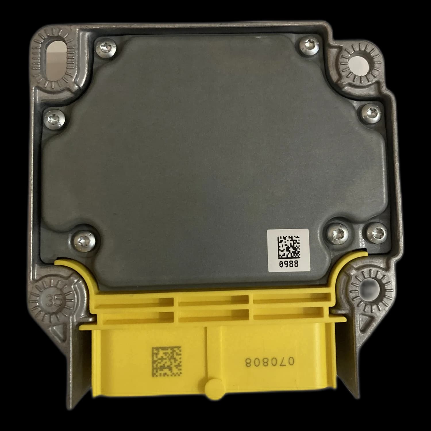 Airbag-Steuergerät 3W7 909 601, Rückseite