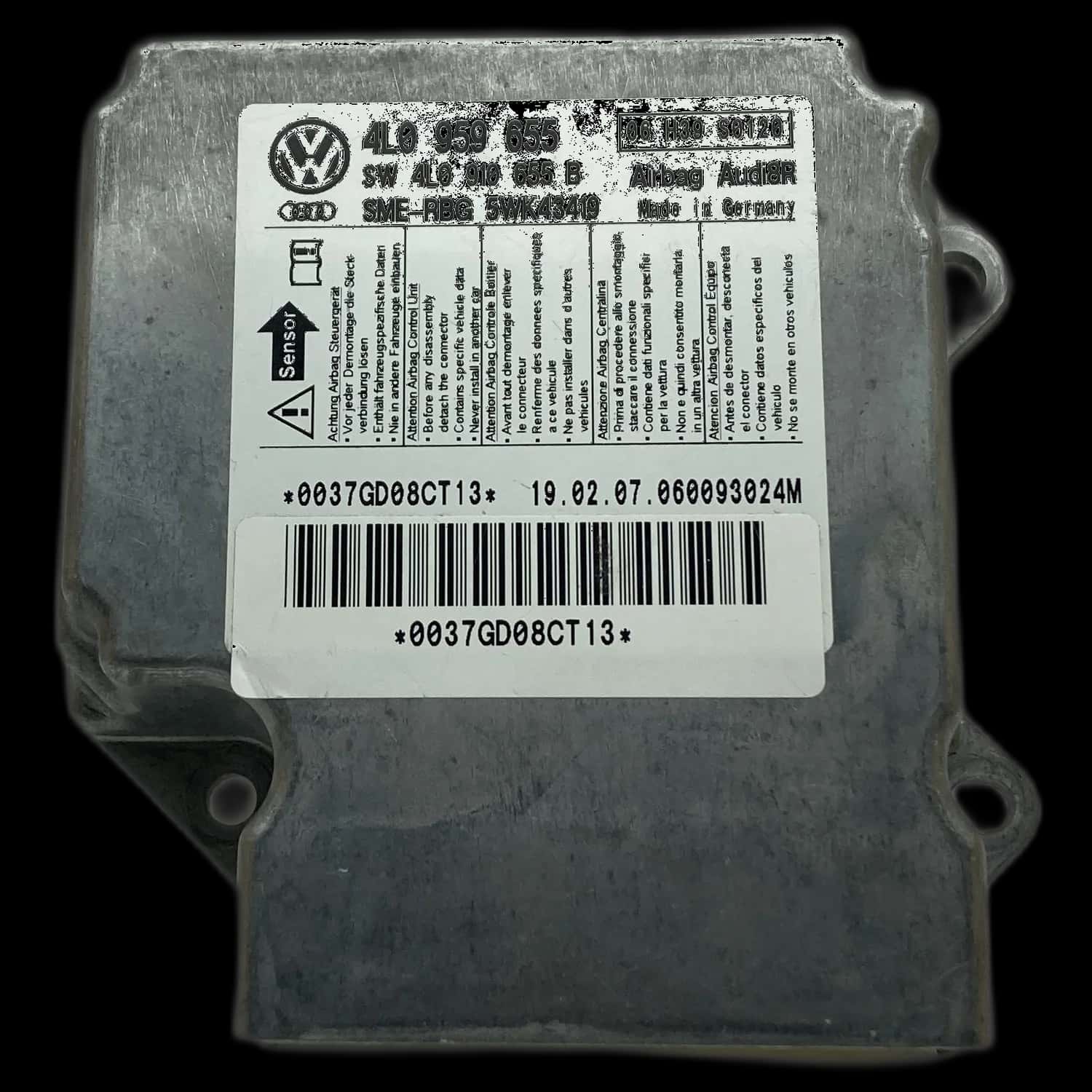Audi Q7 4L airbag control unit repair