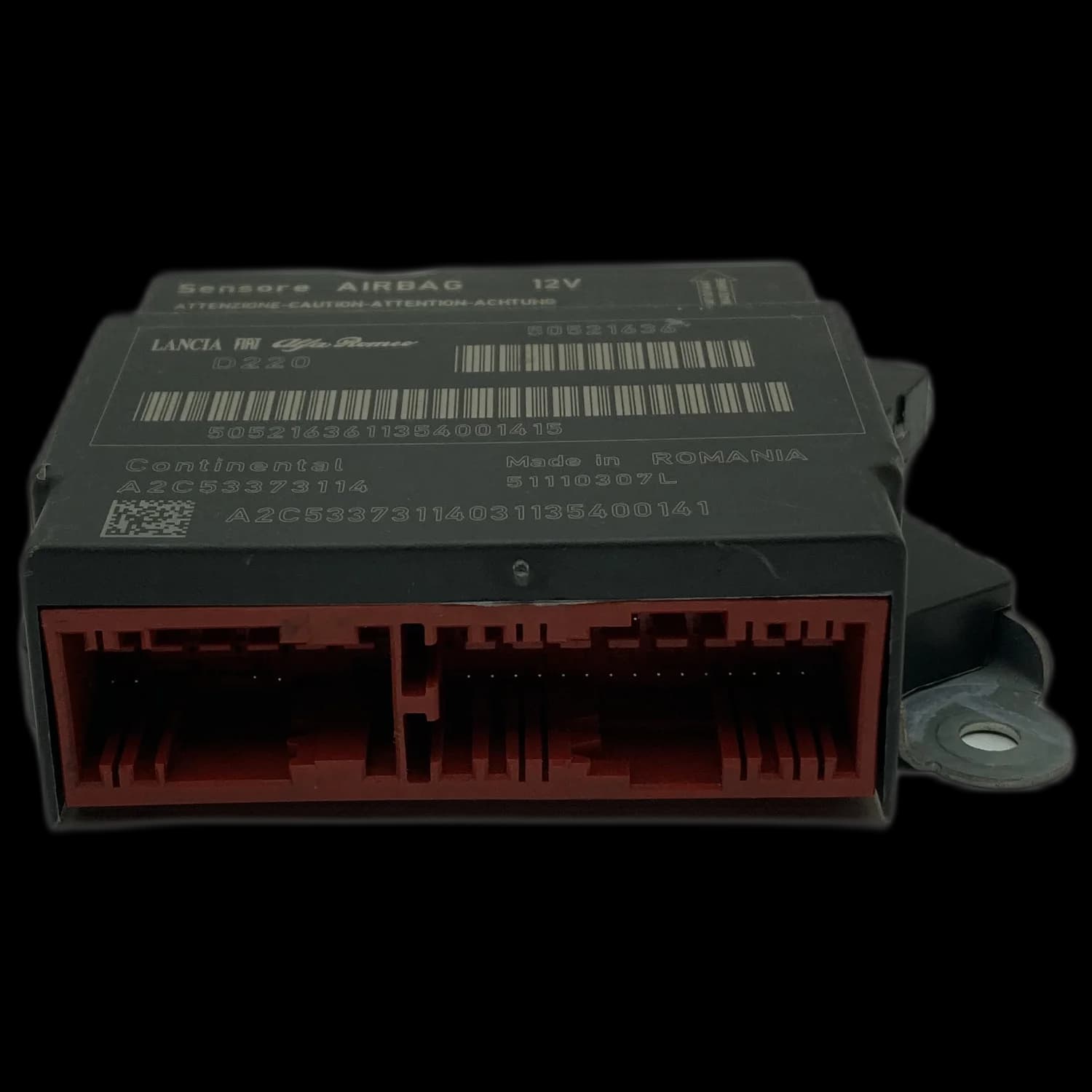Airbag-Steuergerät 50521636, Stecker