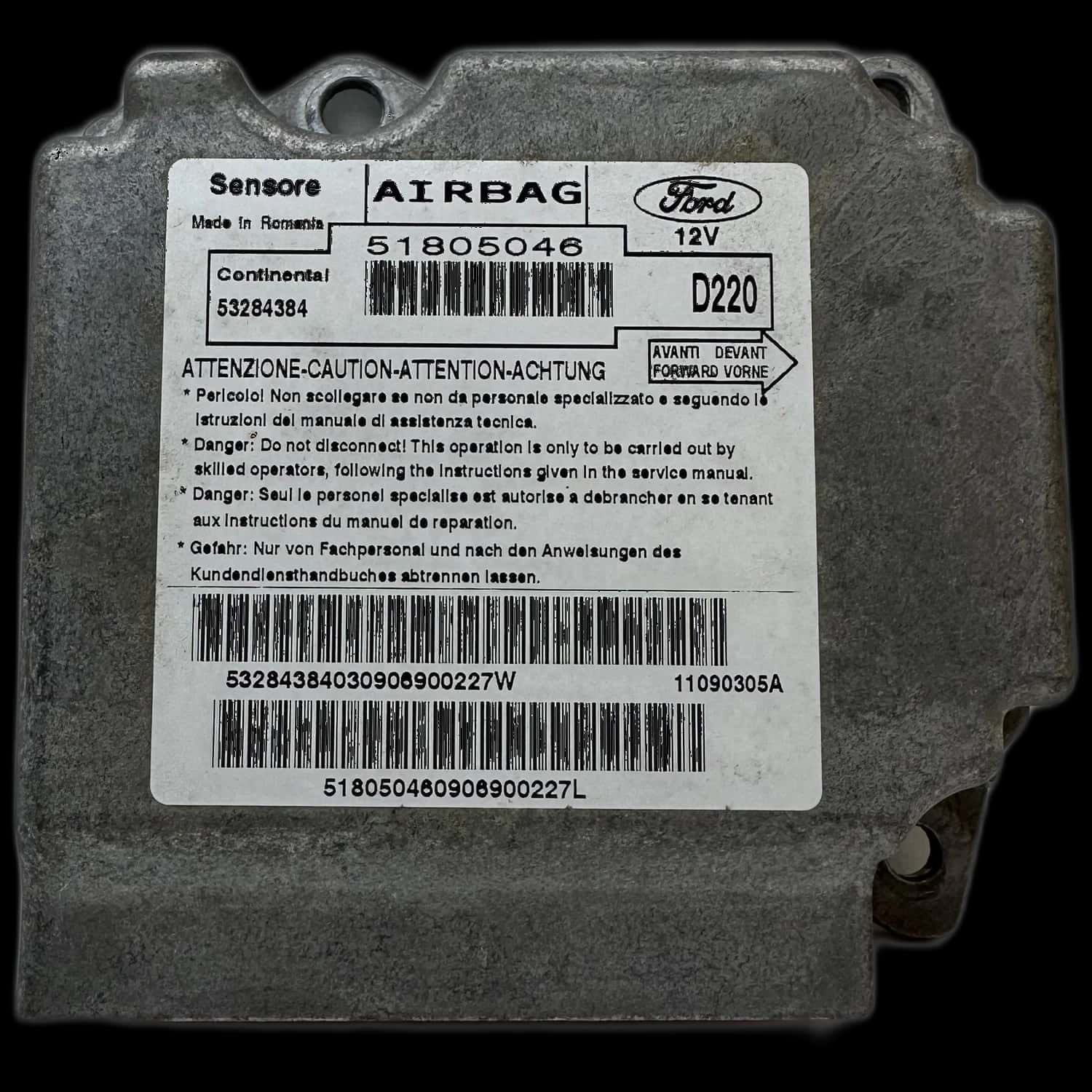 Ford Ka 2 KA2 RU8 Airbag-Steuergerät Reparatur