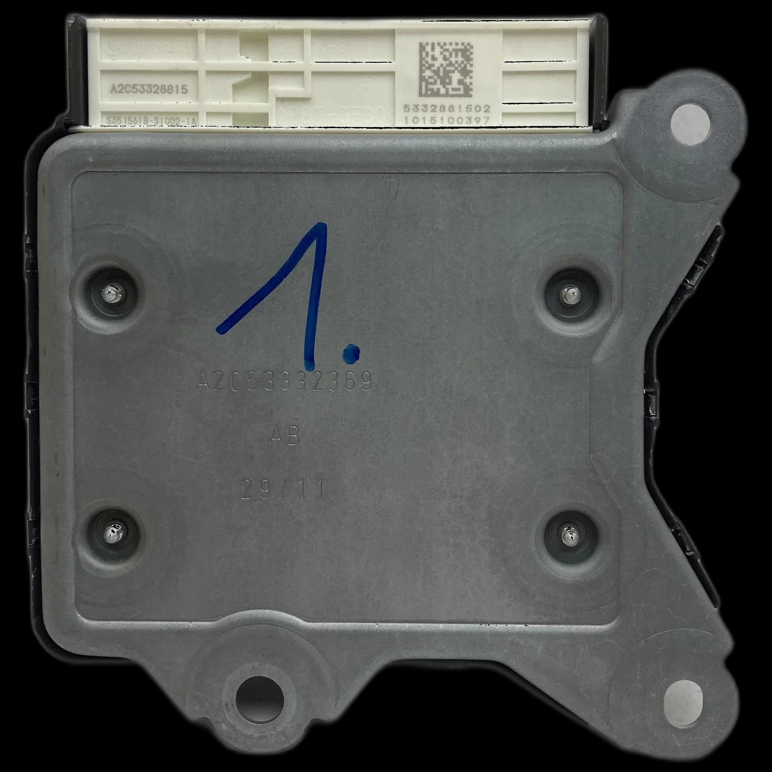 Airbag control unit 51897787, Back