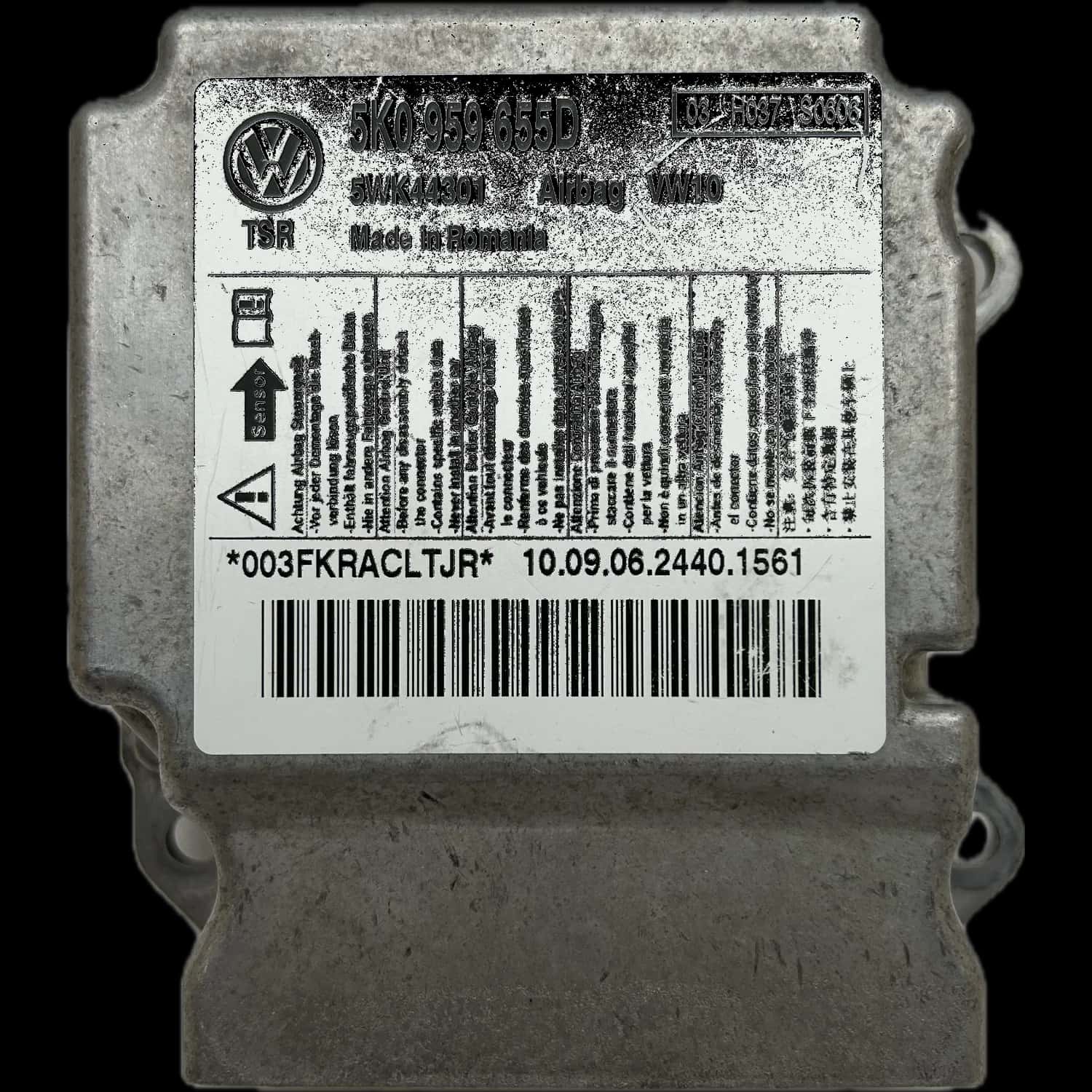 Volkswagen Golf Variant 6 Airbag Control Unit Repair