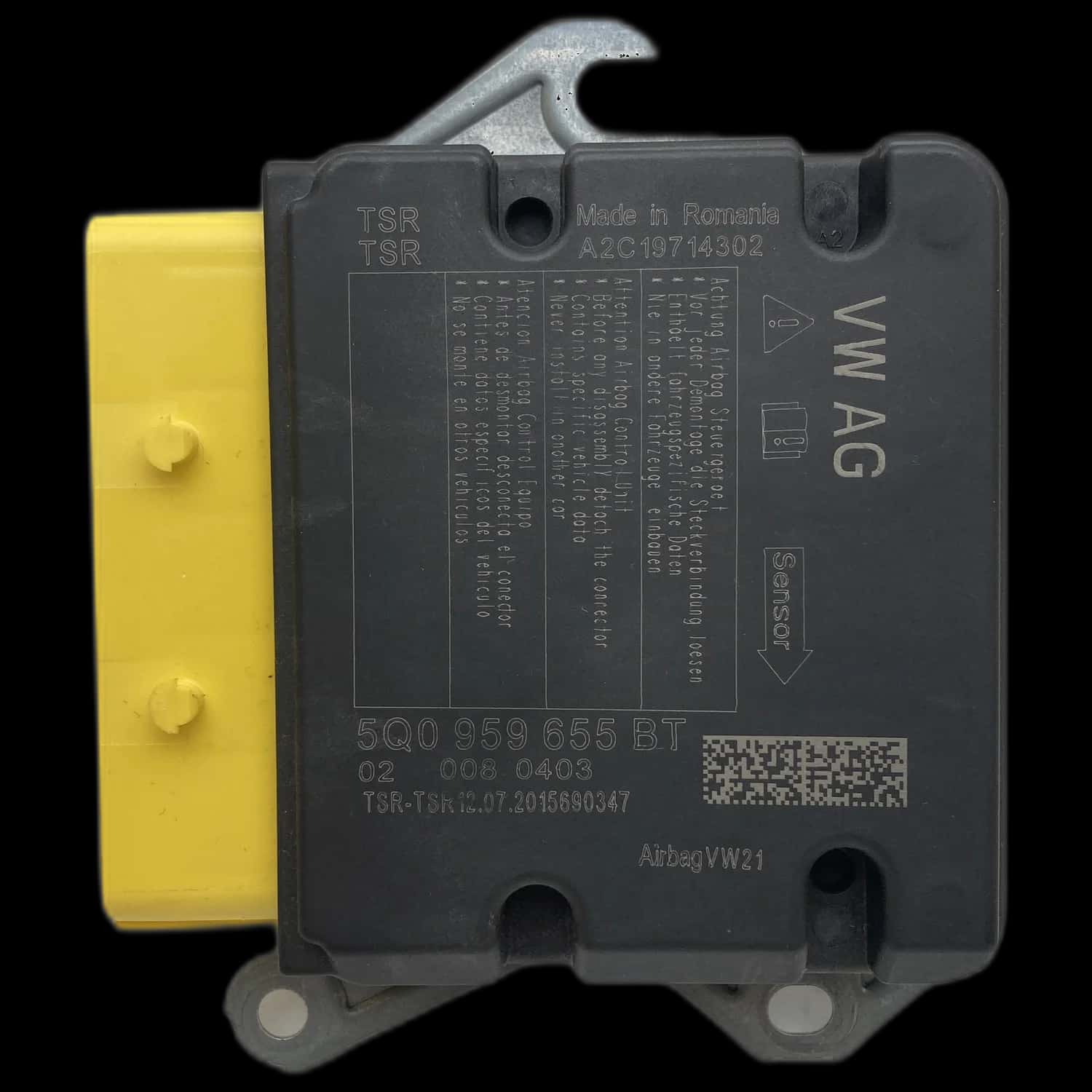 Volkswagen Tiguan AD1 airbag control unit repair