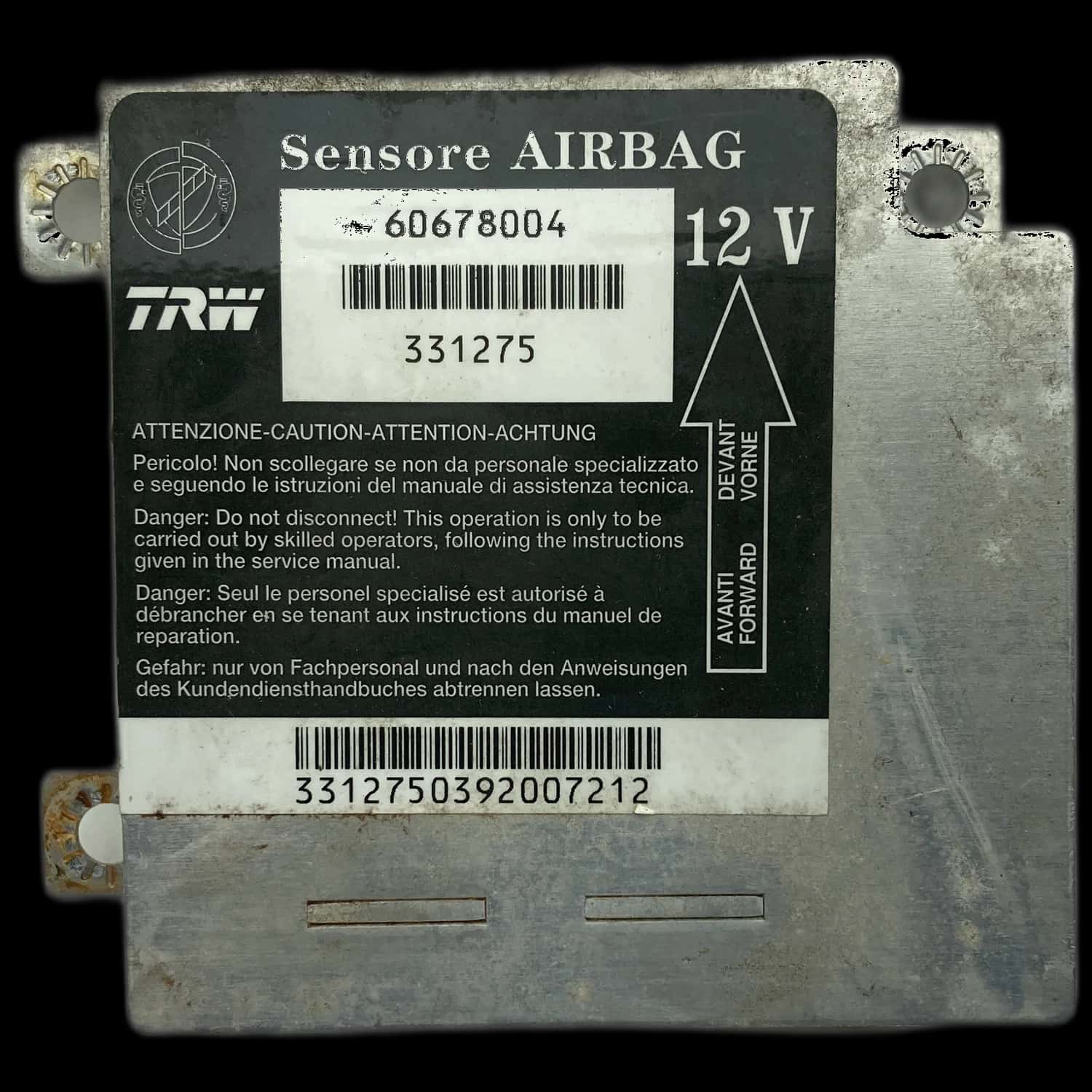 Alfa Romeo 166 936 airbag control unit repair