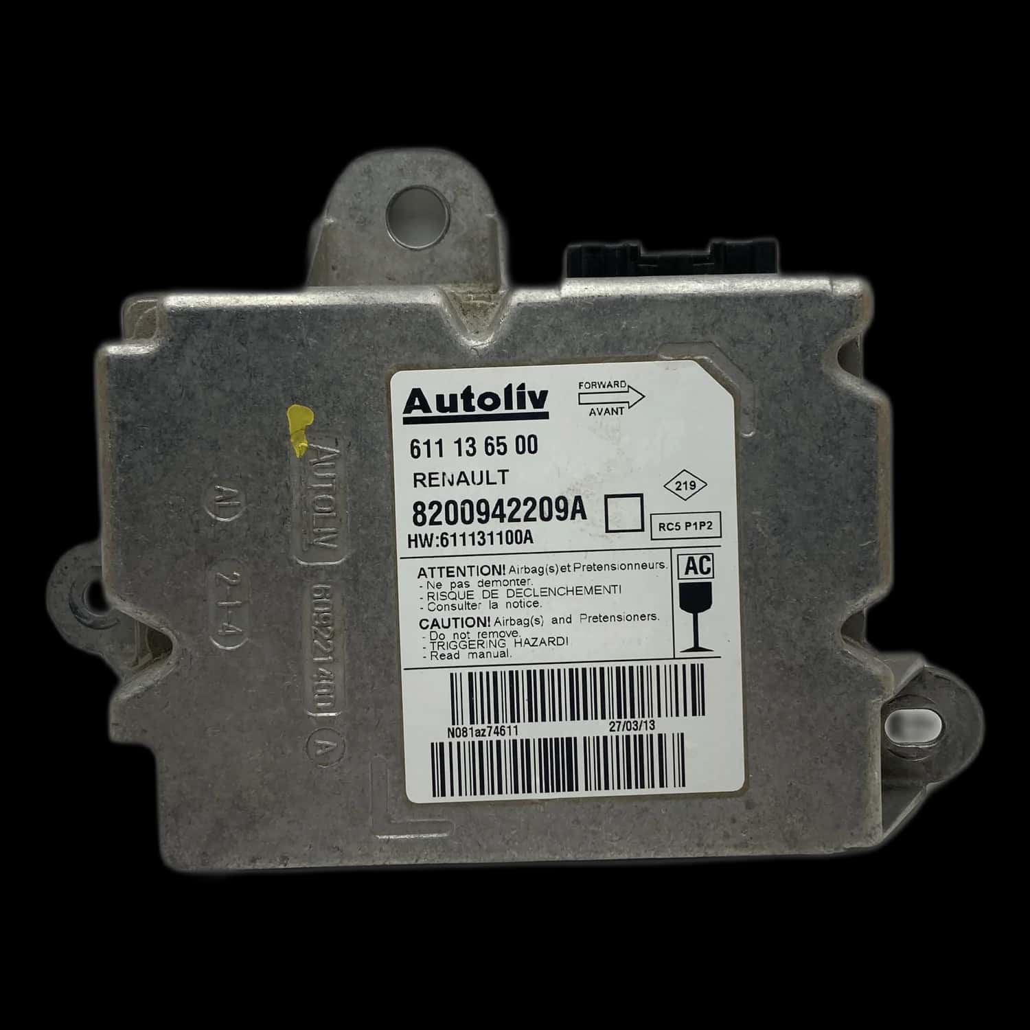Renault Master III airbag control unit repair