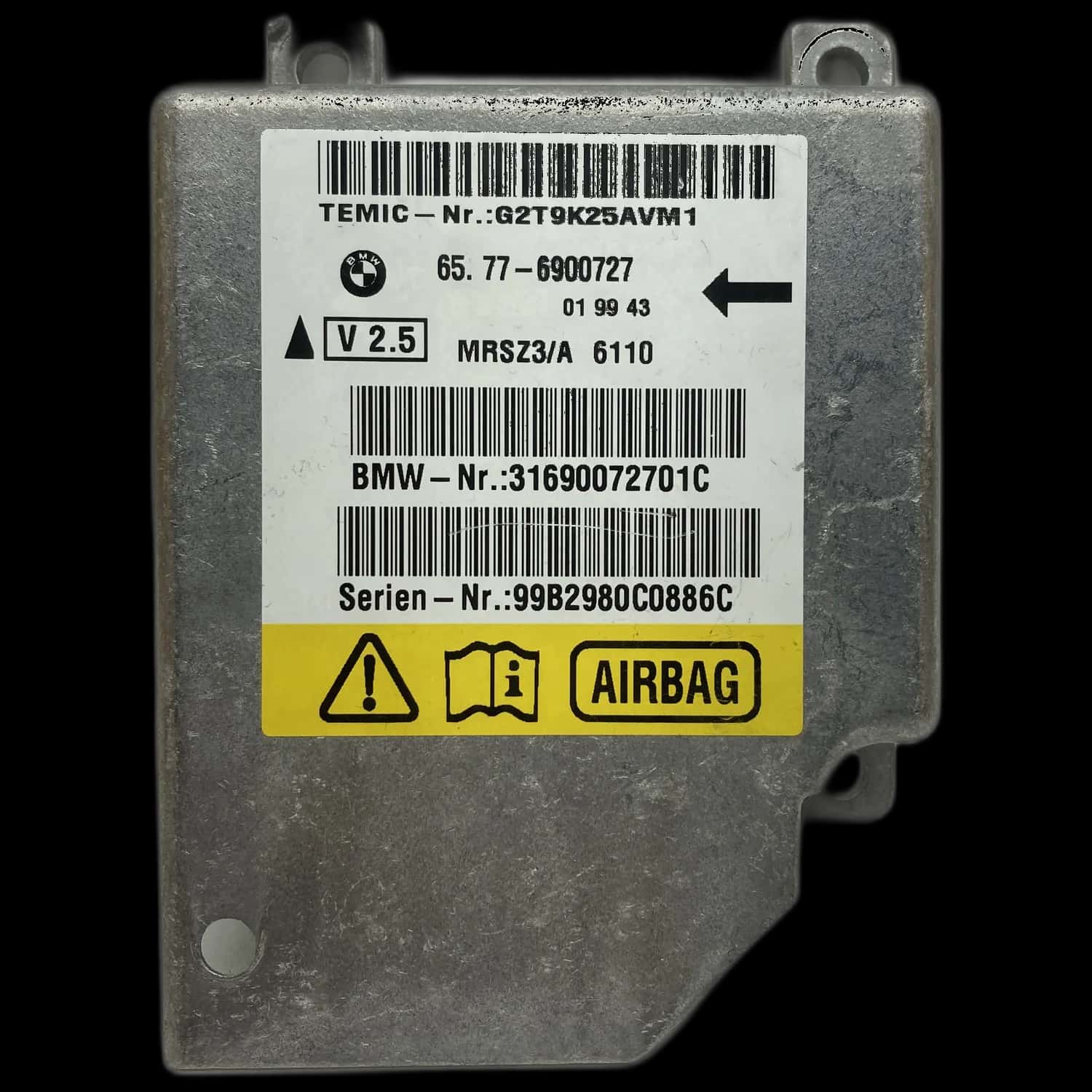 BMW X5 E53 airbag control unit repair
