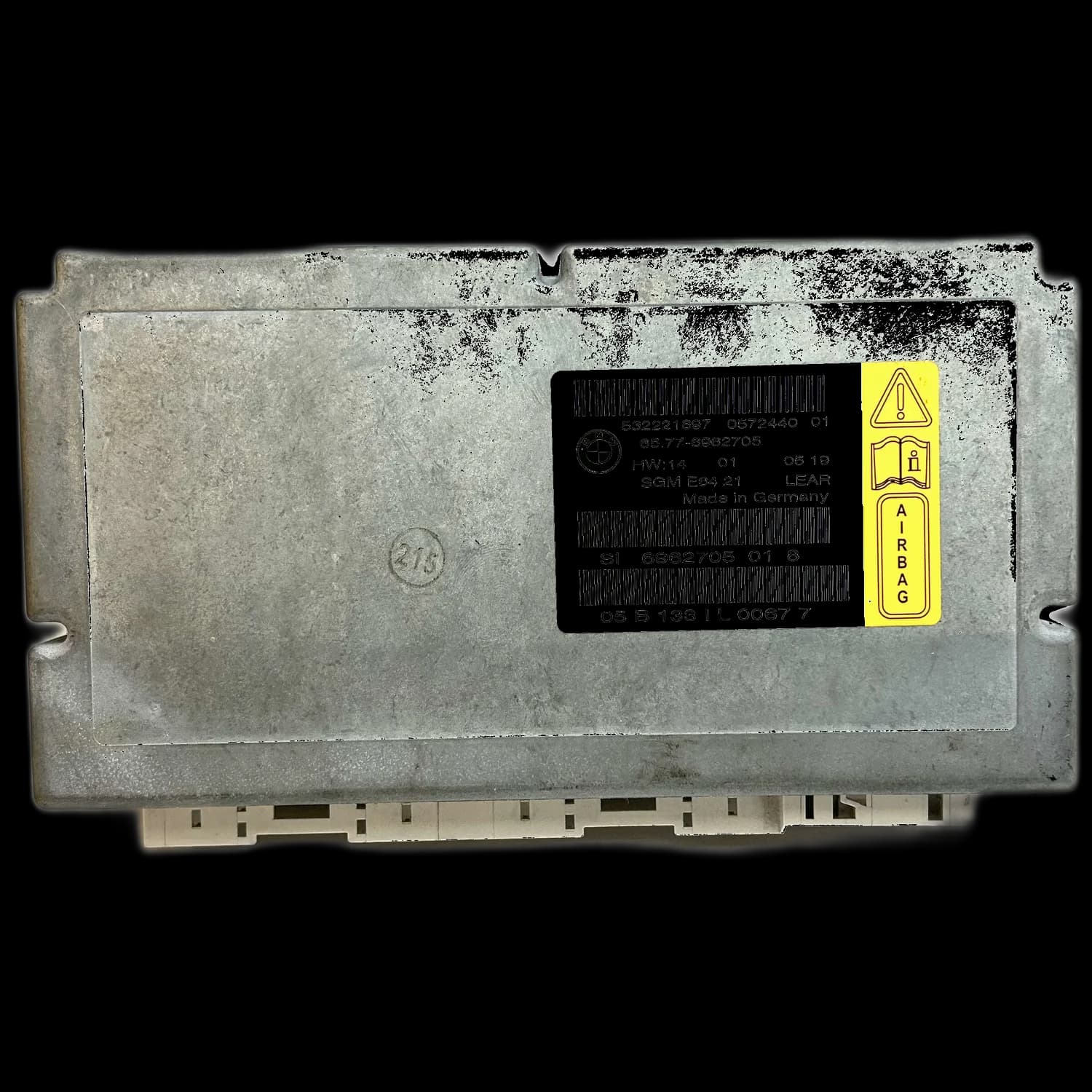 Airbag control unit 6577-6962705, Label