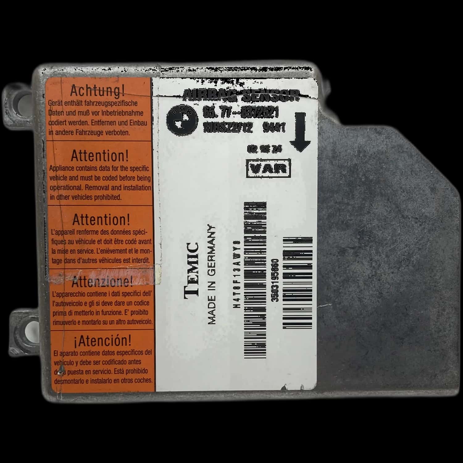 BMW M5 E39 airbag control unit repair