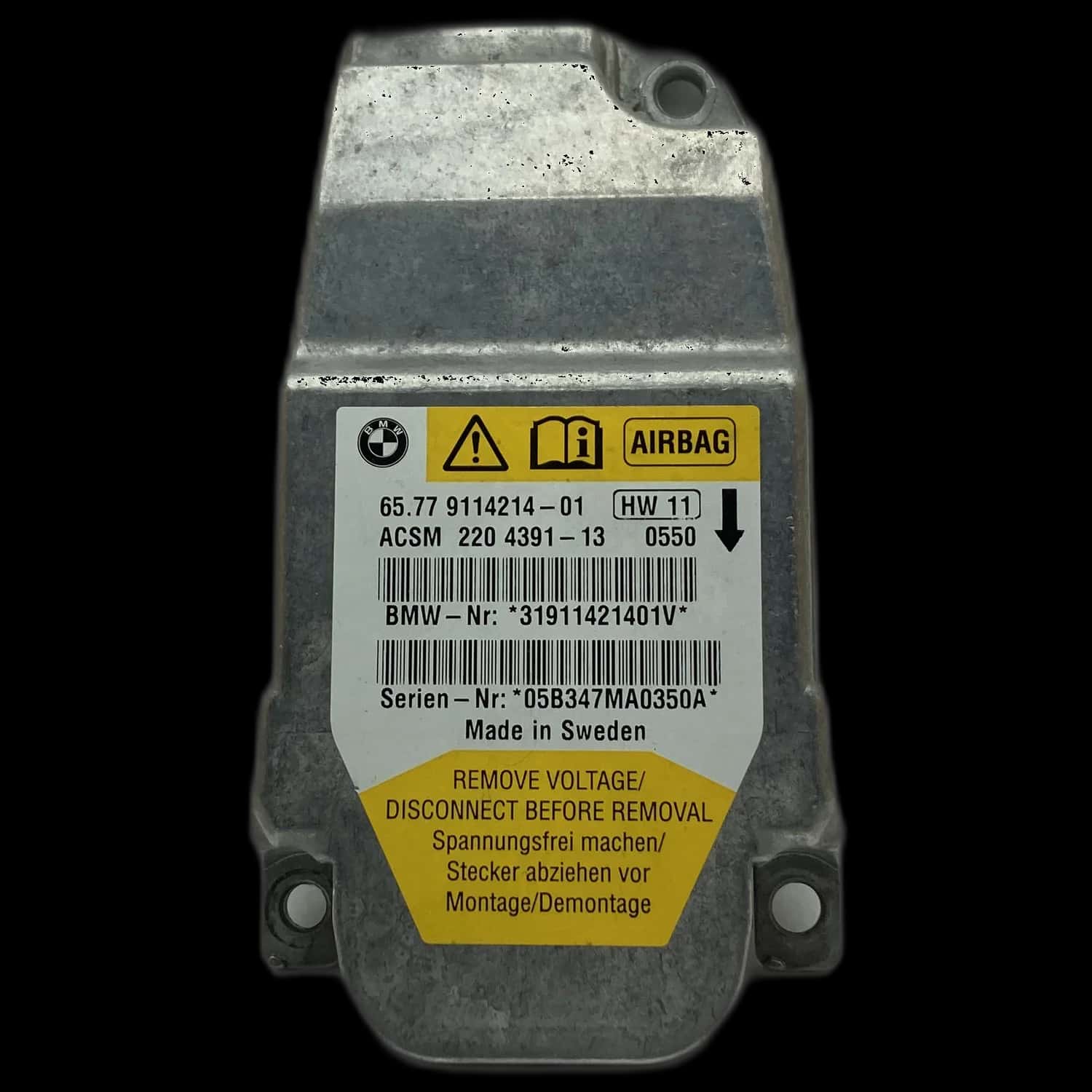 BMW 5 Series E60 Airbag Control Unit Repair