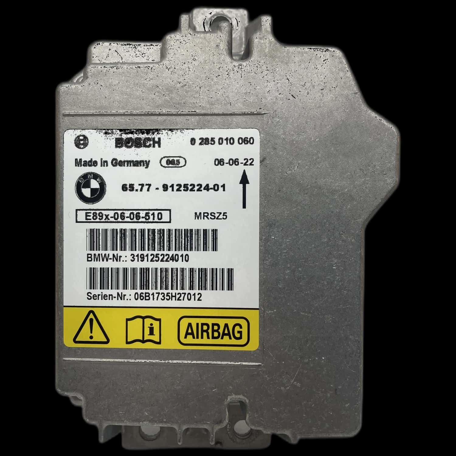 BMW M3 E90 Saloon airbag control unit repair