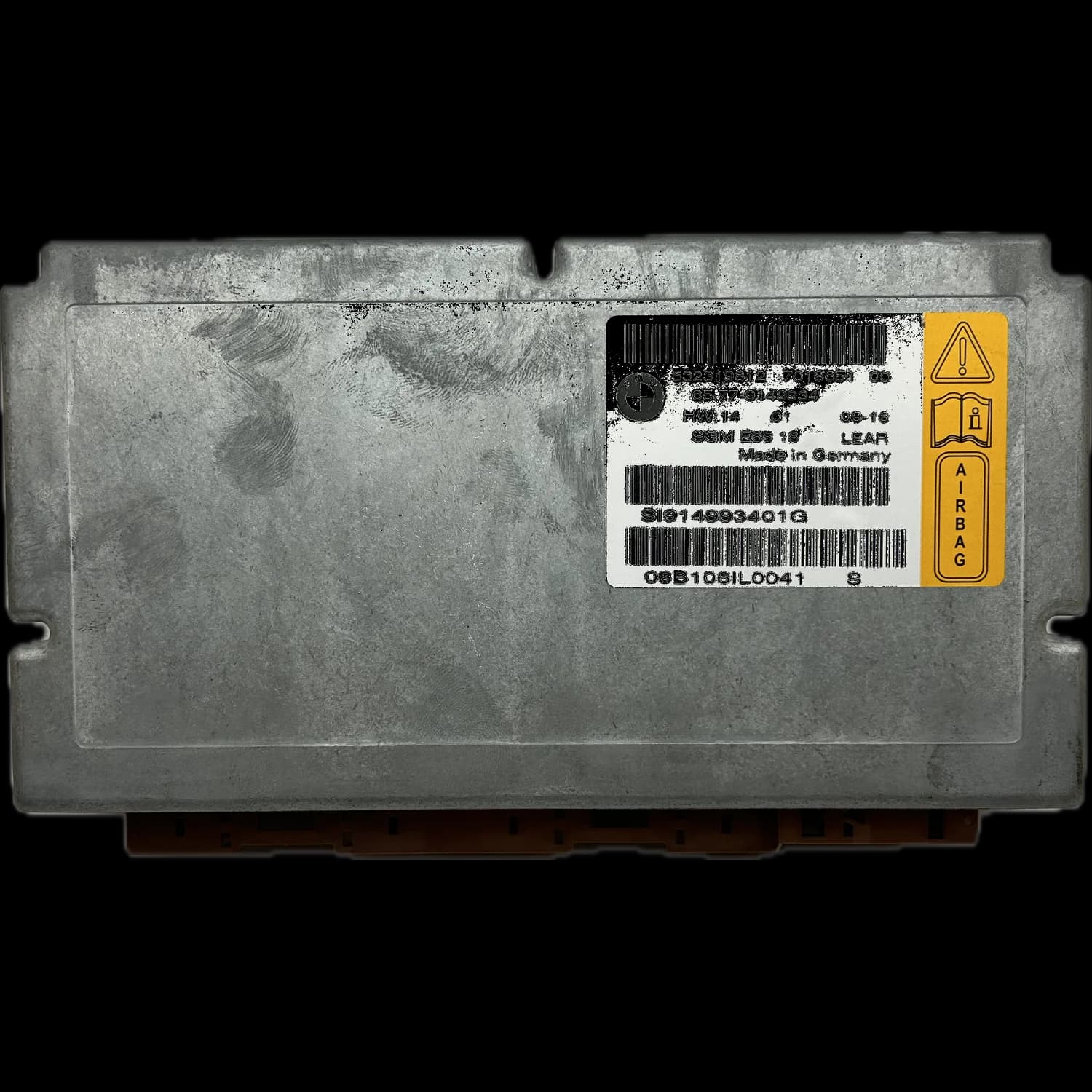 Airbag control unit 65 77 9 149 934, Label