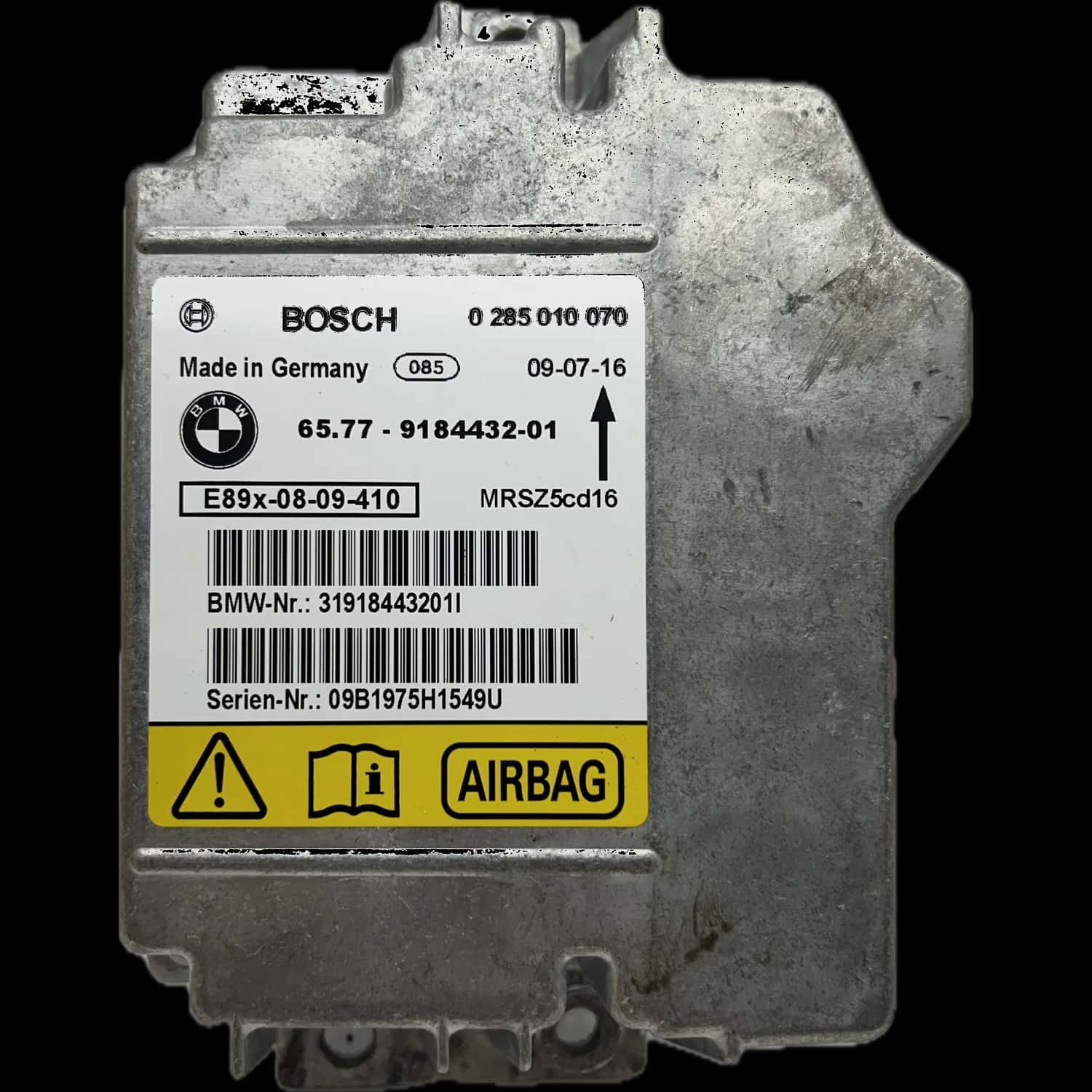 BMW X1 E84 airbag control unit repair