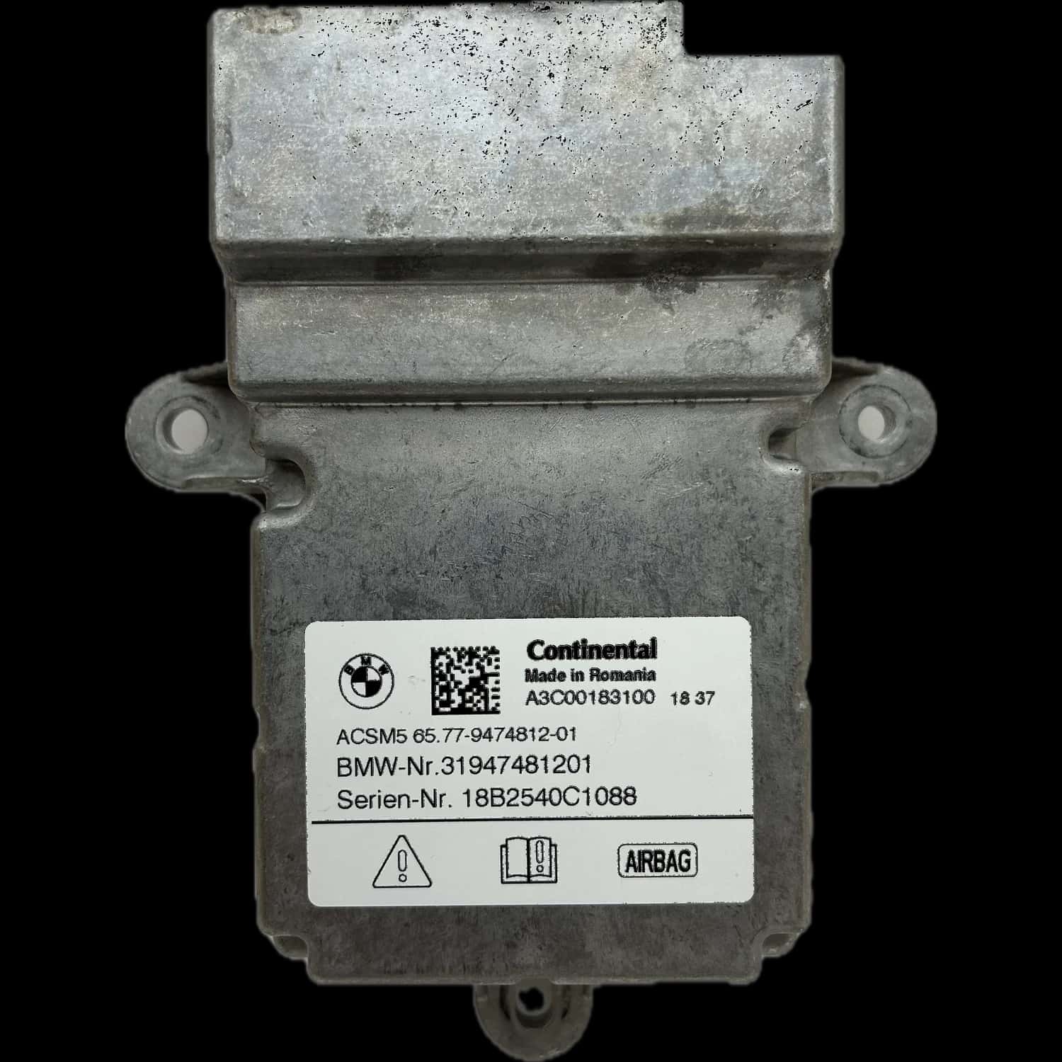 BMW X3 G01 airbag control unit repair