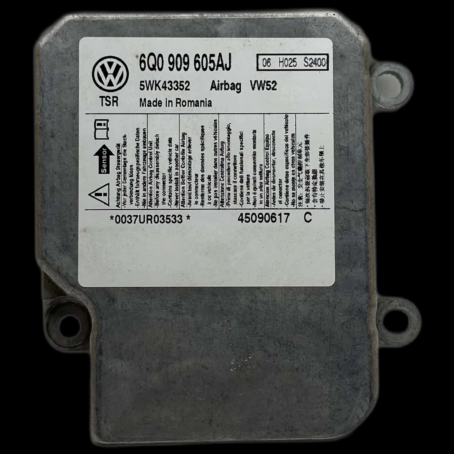Volkswagen Caddy 2K airbag control unit repair