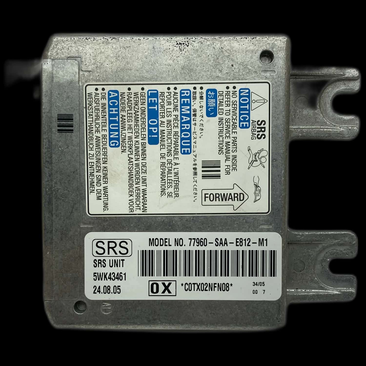 Honda Jazz GD airbag control unit repair