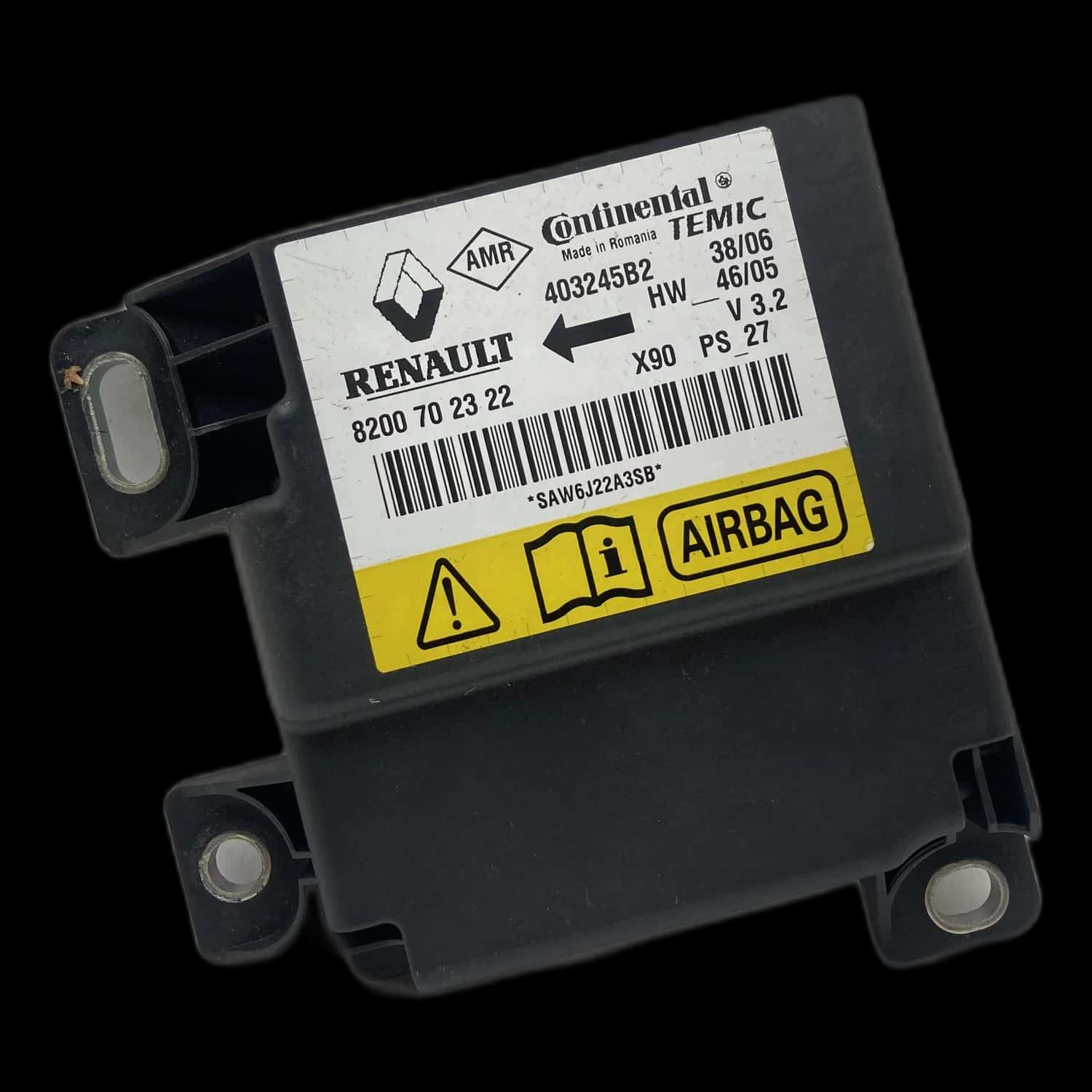 Dacia Logan III airbag control unit repair