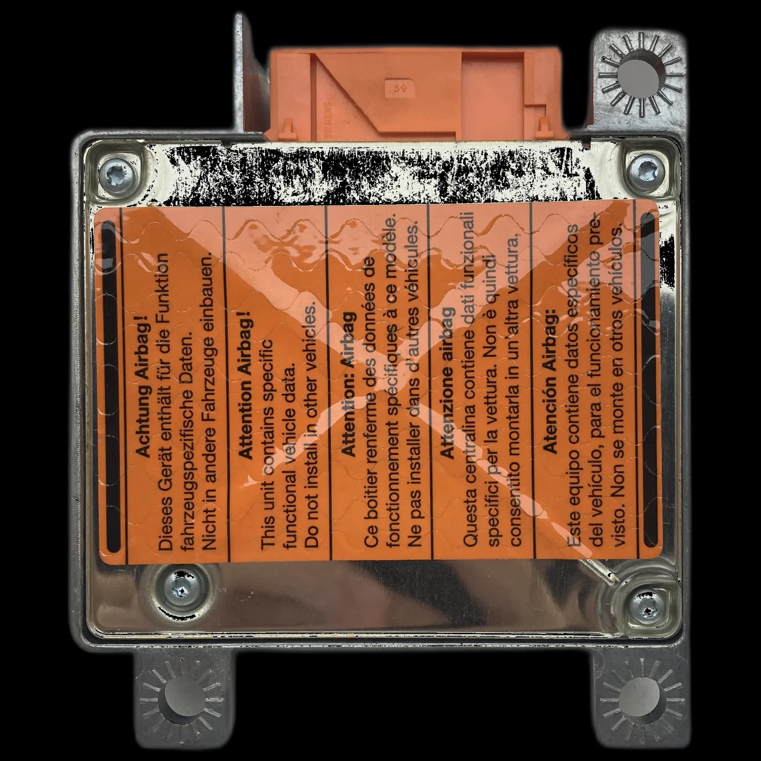 Airbag control unit A 000 820 80 26 (00), Back
