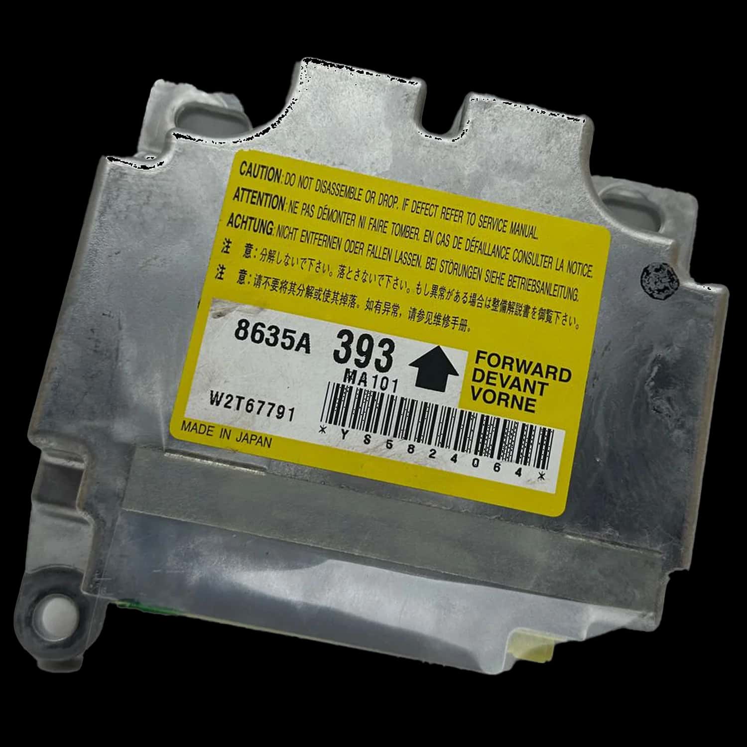 Mitsubishi Space Star A00 airbag control unit repair