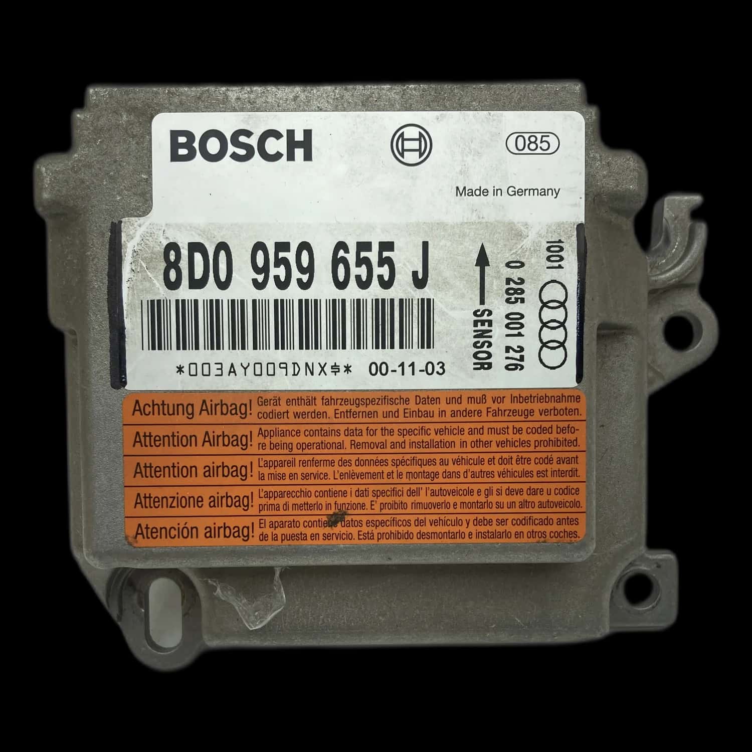Audi A4 B5 8D airbag control unit repair