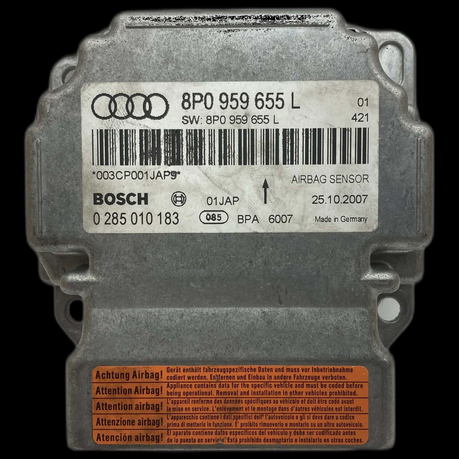 Audi A3 8P Airbag-Steuergerät Reparatur