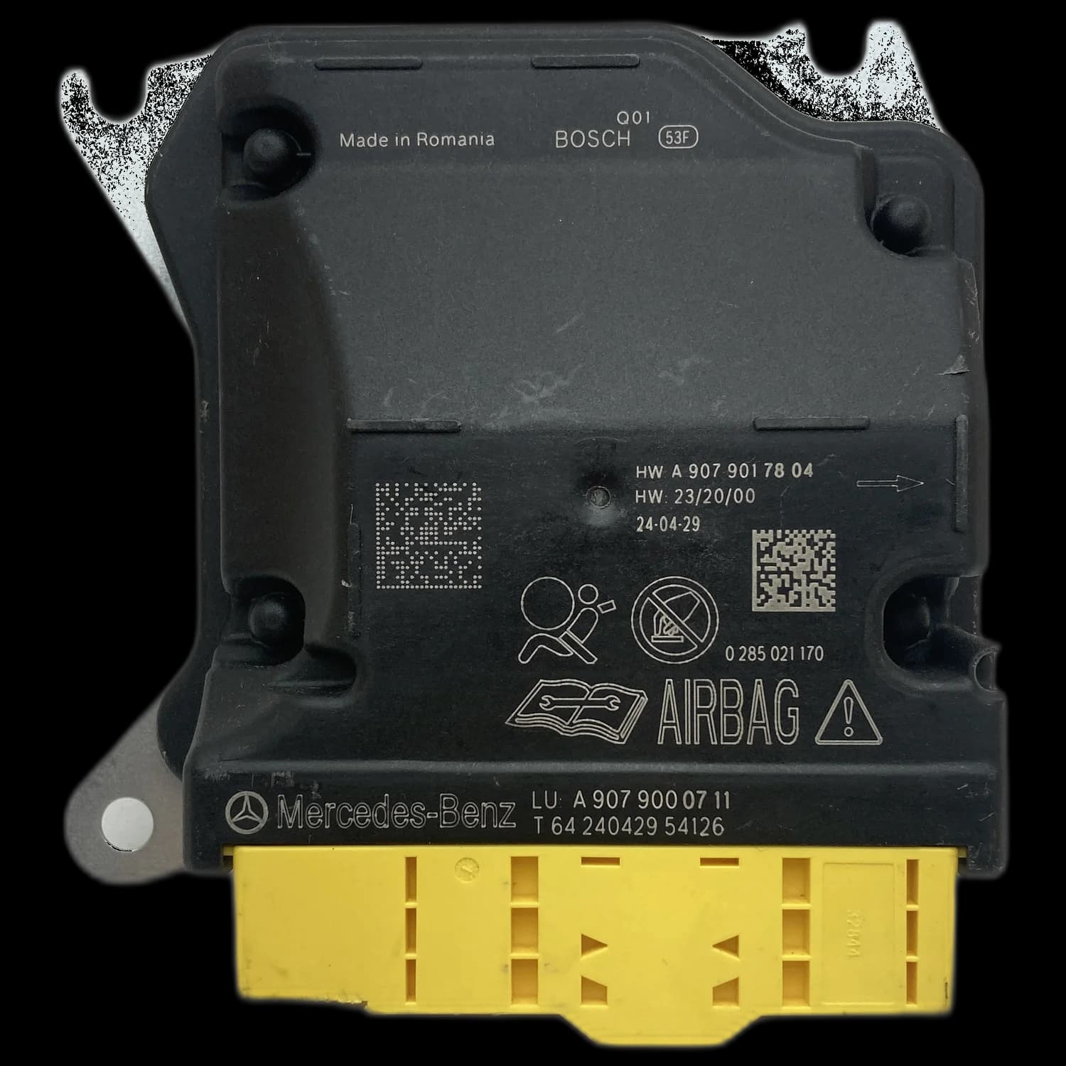 Airbag control unit A9079017804, Label