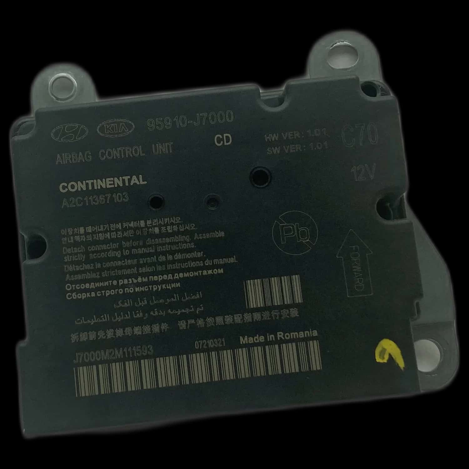 Kia cee'd CD Airbag-Steuergerät Reparatur
