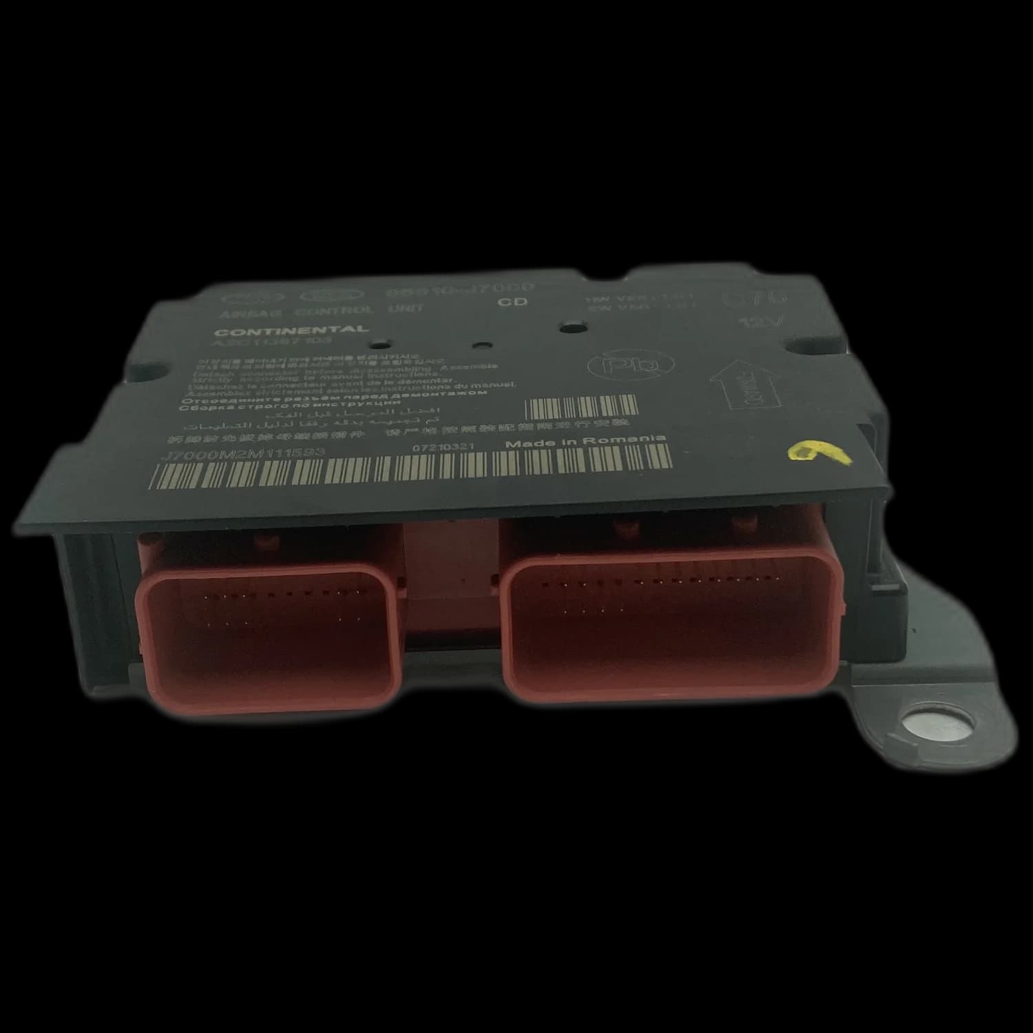 Airbag control unit 95910-J7000, Connector