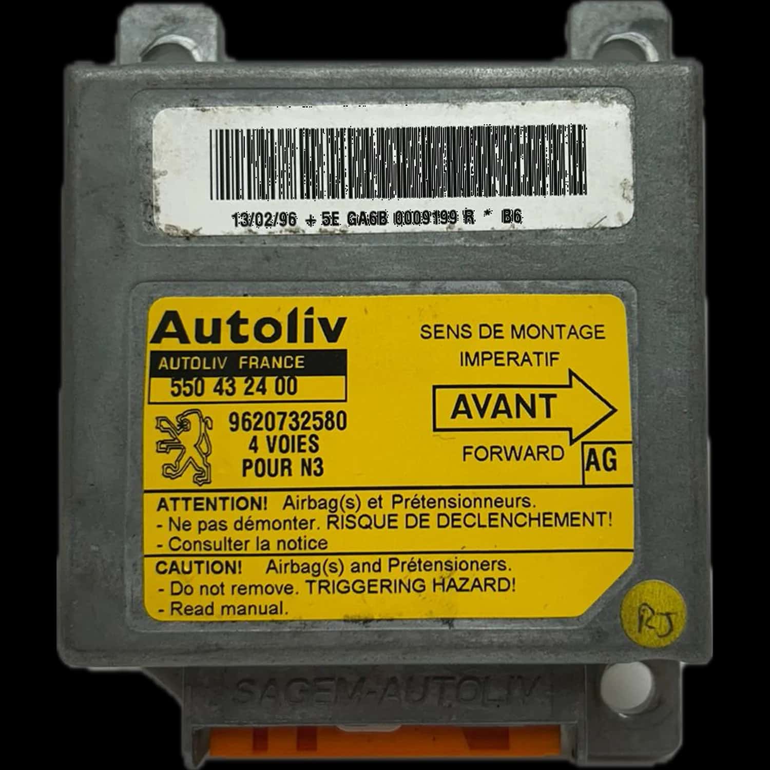 Peugeot 306 I airbag control unit repair