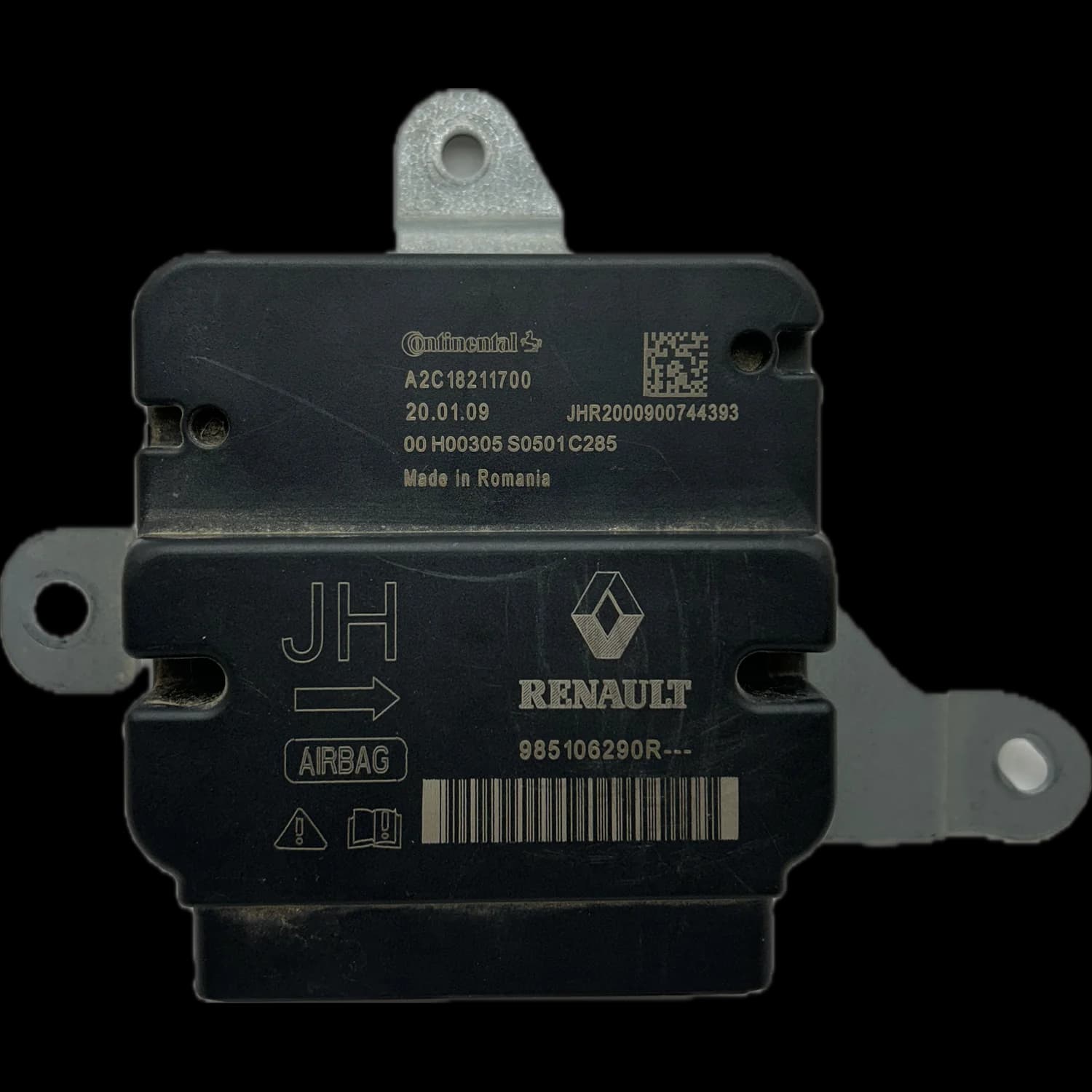 Airbag-Steuergerät 985106290R, Etikett