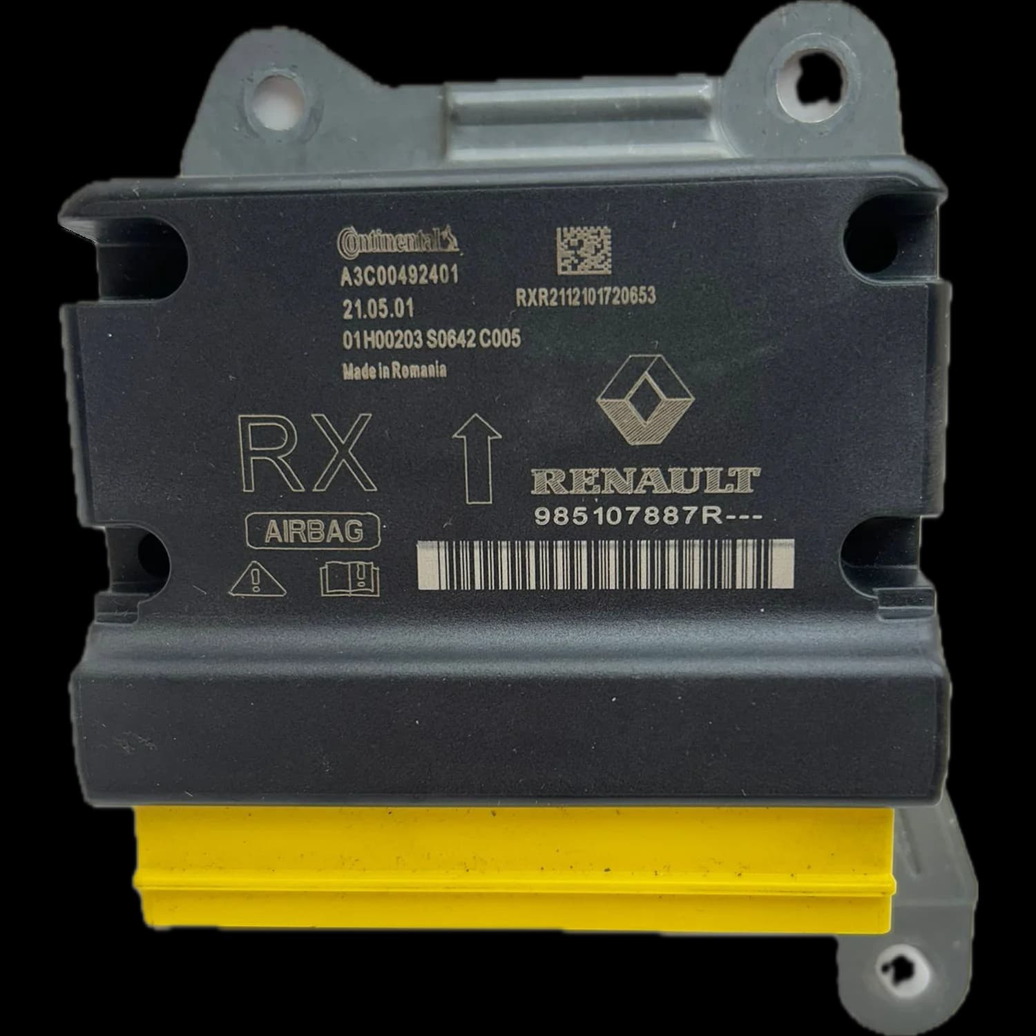Airbag-Steuergerät 985107887R, Etikett