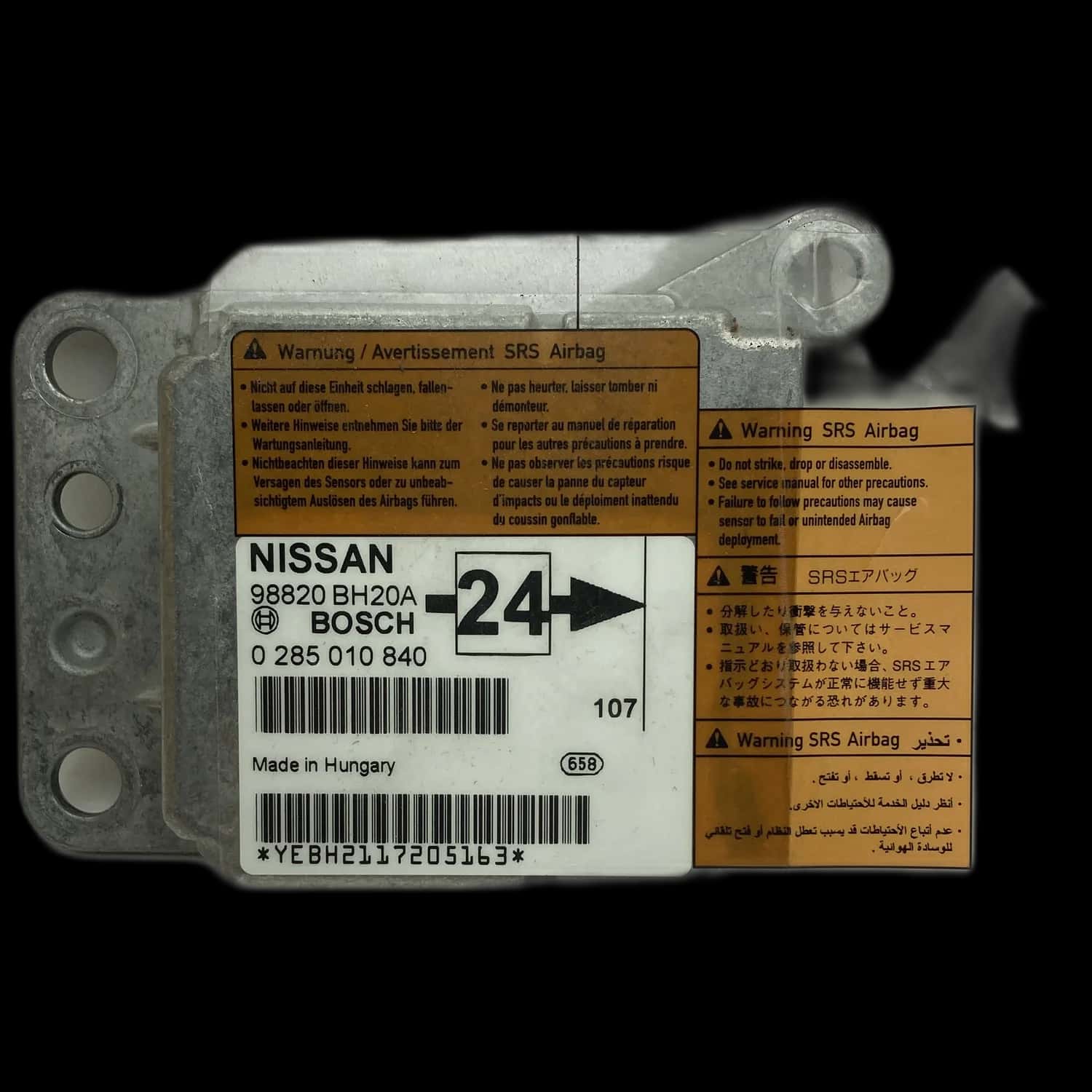 Nissan Note E11 Airbag-Steuergerät Reparatur
