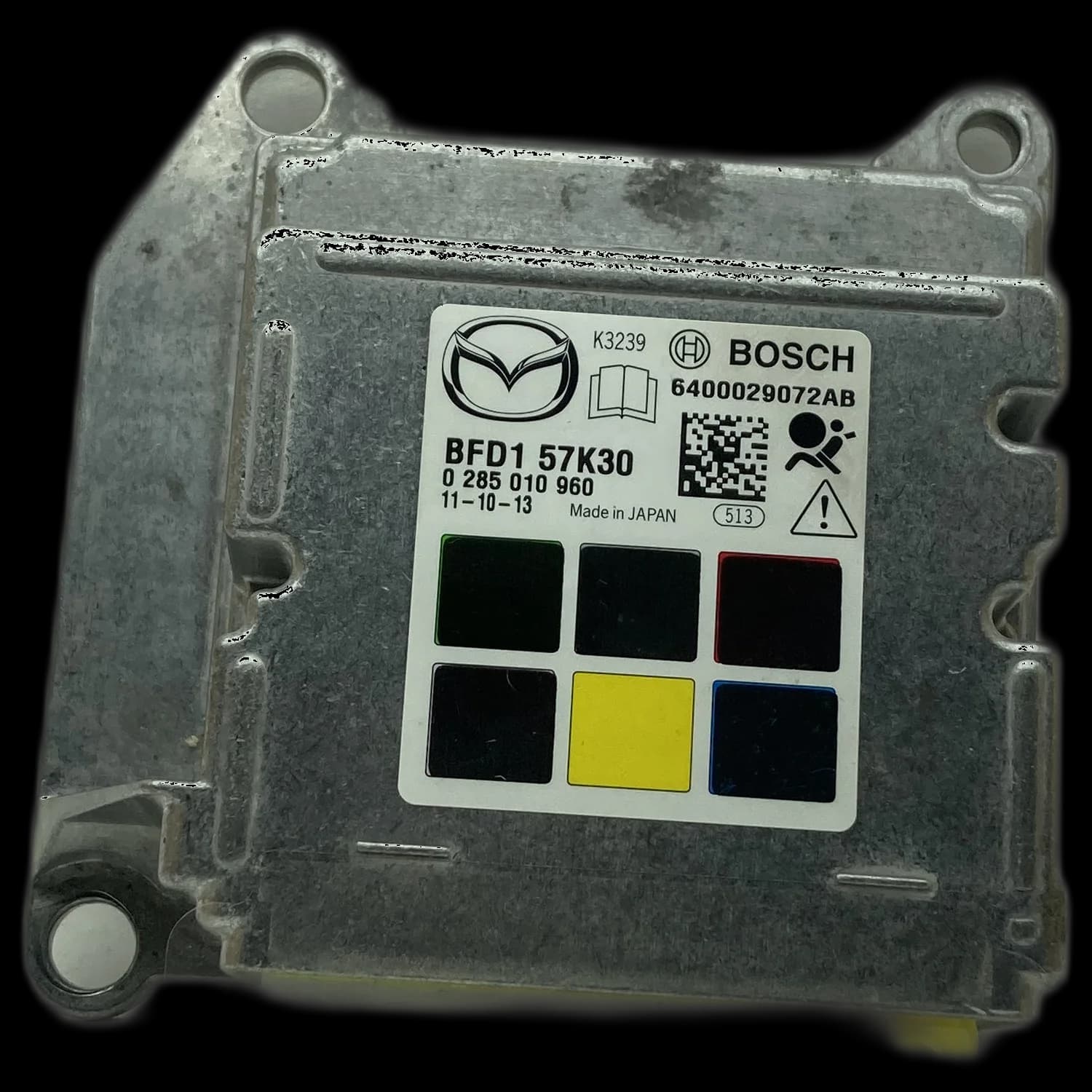 Airbag control unit BFD1-57K30, Label