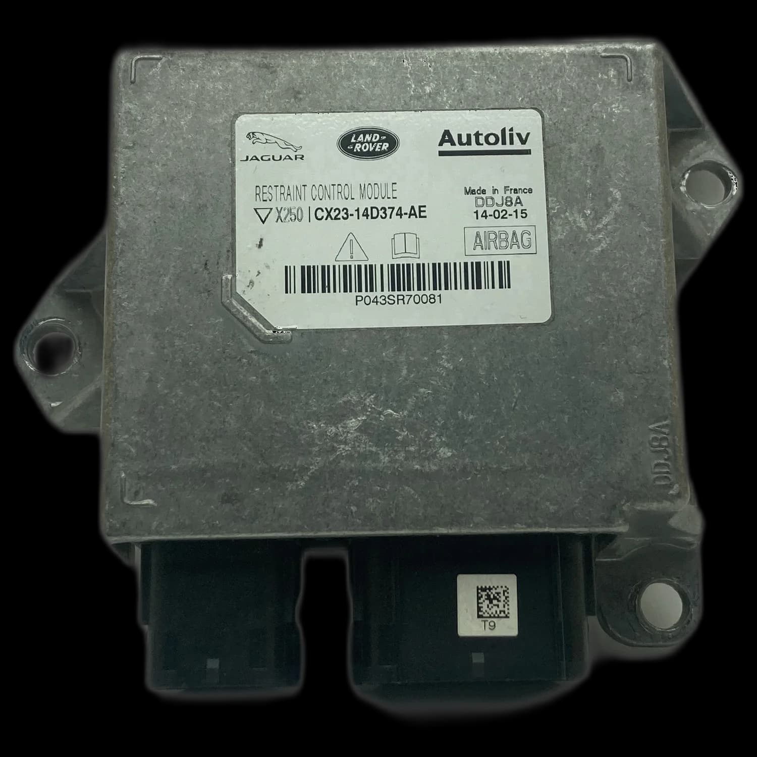 Airbag-Steuergerät CX23-14D374-AE, Etikett