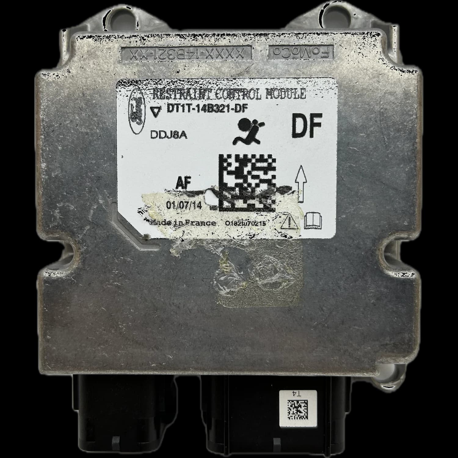 Airbag-Steuergerät DT1T-14B321-DF, Etikett