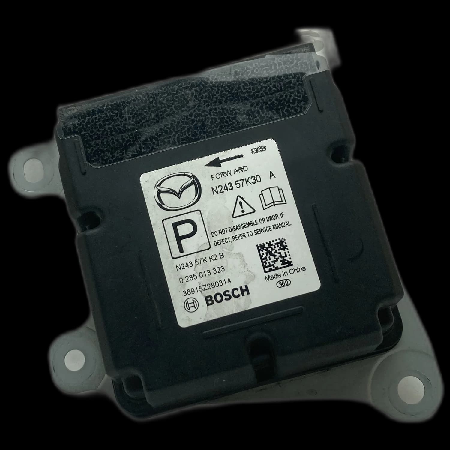 Airbag-Steuergerät N243 57K30 A, Etikett