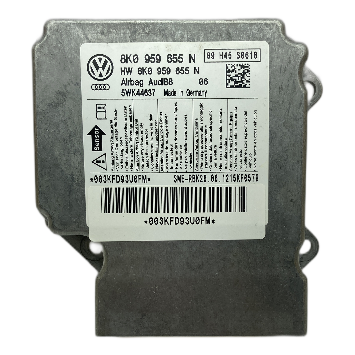 Audi S5 8T Airbag-Steuergerät Reparatur