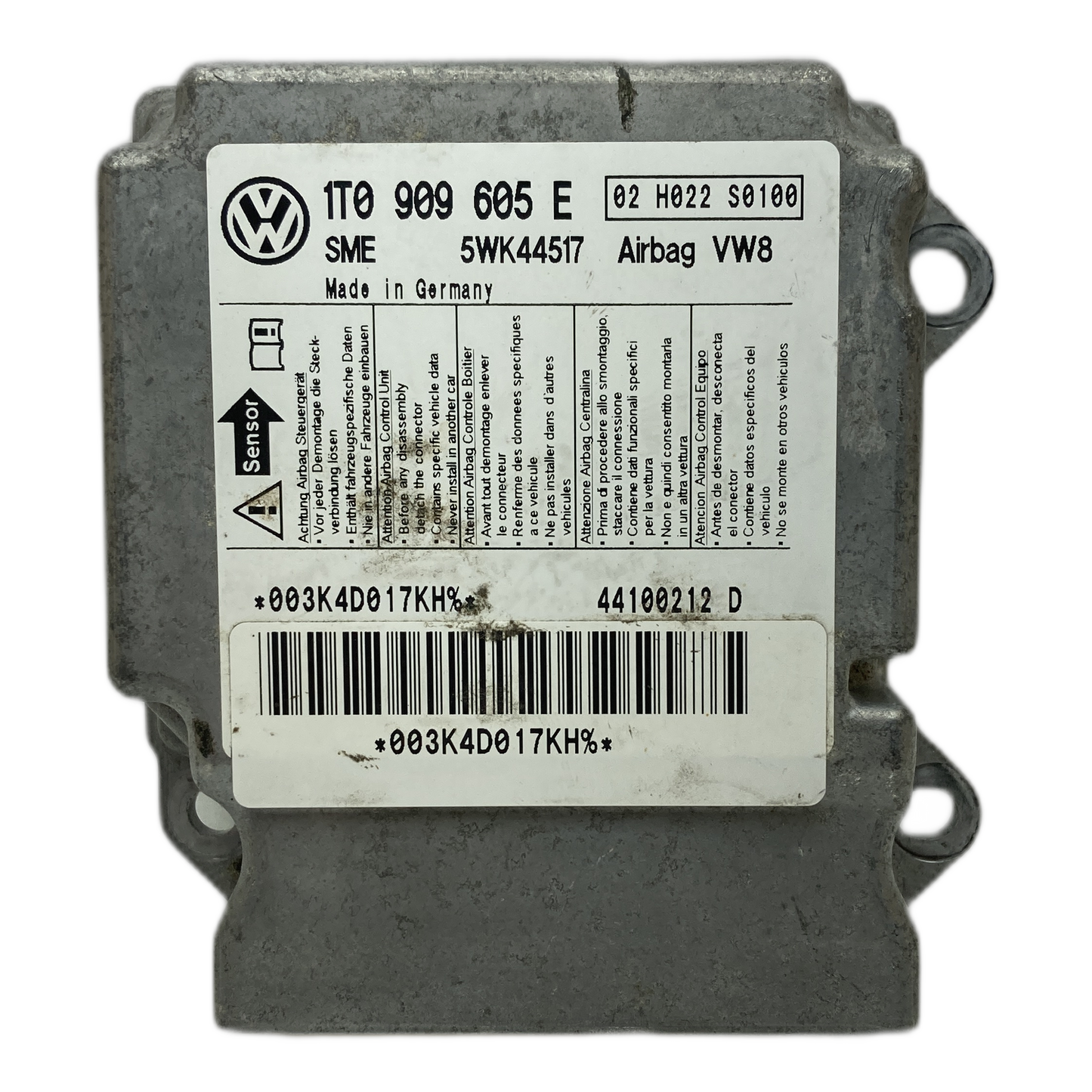 Volkswagen Touran 1T Airbag-Steuergerät Reparatur