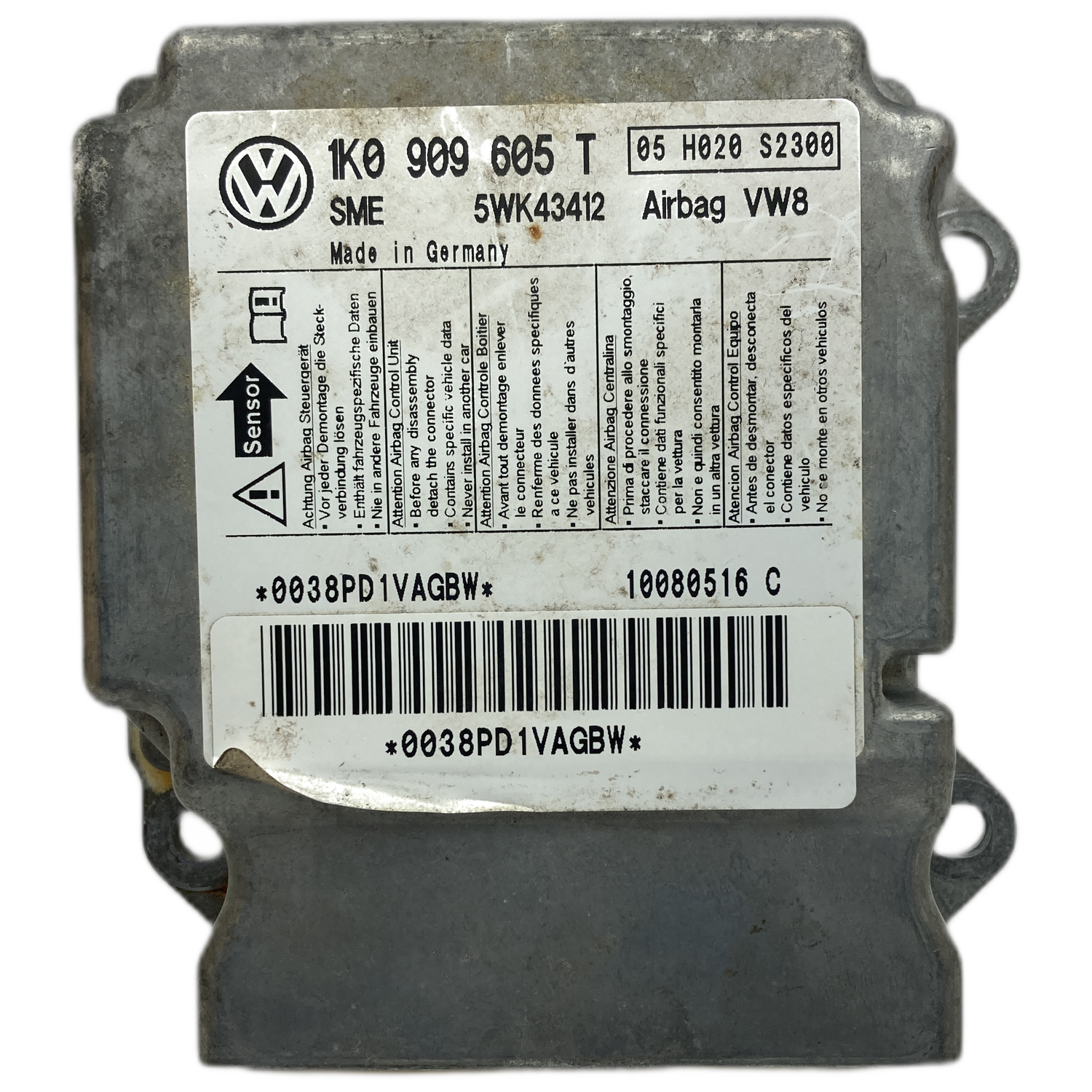 Volkswagen Golf Plus Mk5 Airbag-Steuergerät Reparatur