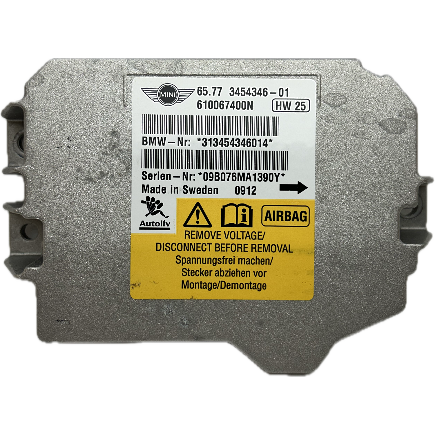 MINI One R56 Airbag-Steuergerät Reparatur