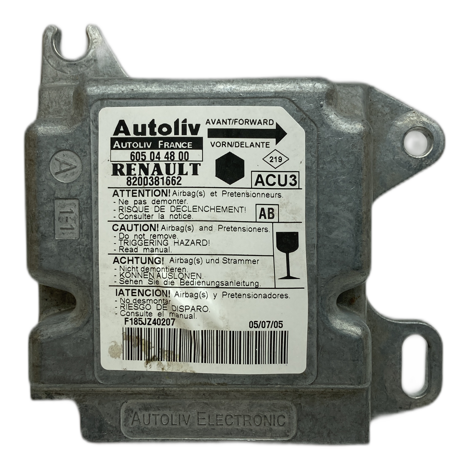 Renault Kangoo I Airbag-Steuergerät Reparatur