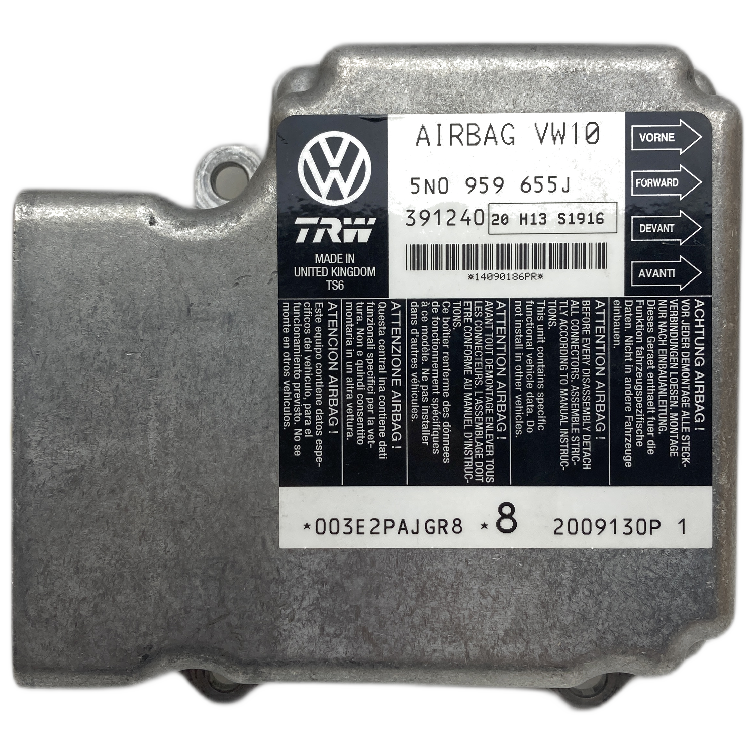 Volkswagen Tiguan 5N Airbag-Steuergerät Reparatur