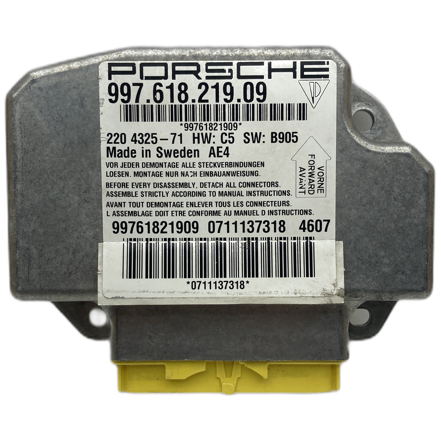 Porsche 911 997 Airbag-Steuergerät Reparatur