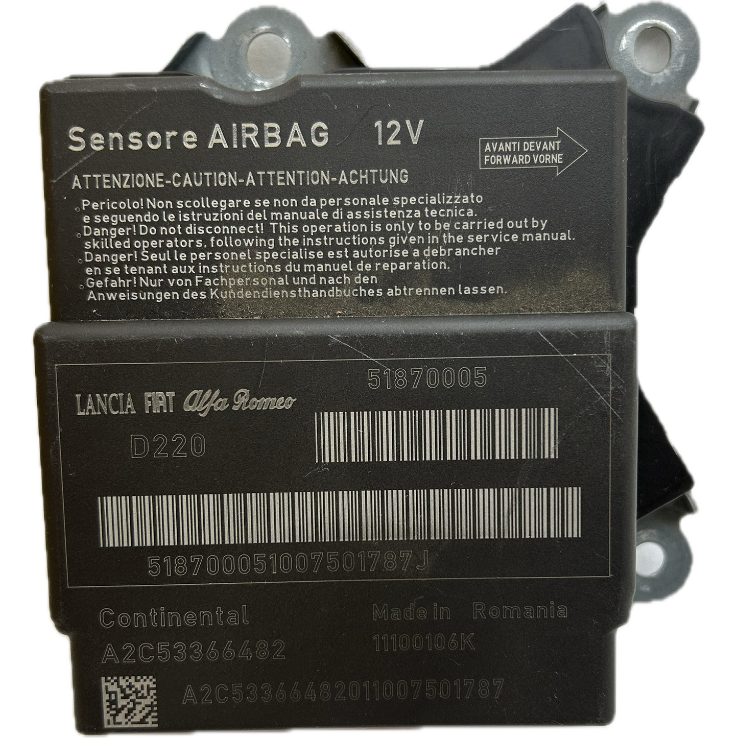 Fiat 500 312 Airbag-Steuergerät Reparatur