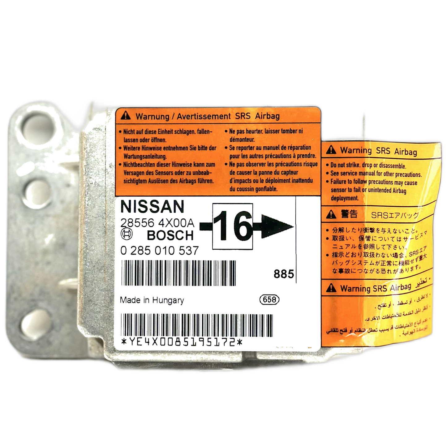 Nissan Navara D40 Airbag-Steuergerät Reparatur