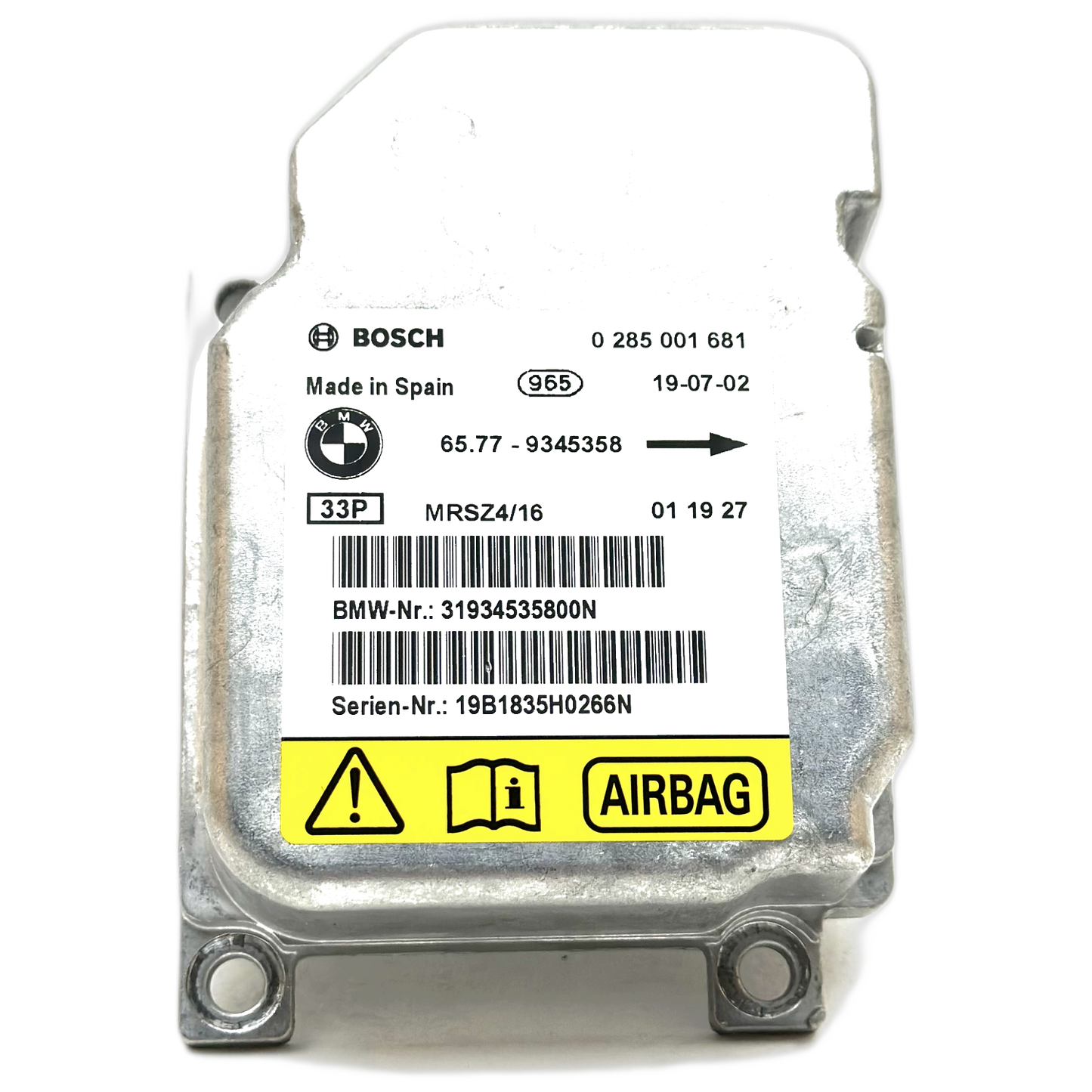 BMW 3er Serie E46 Airbag-Steuergerät Reparatur