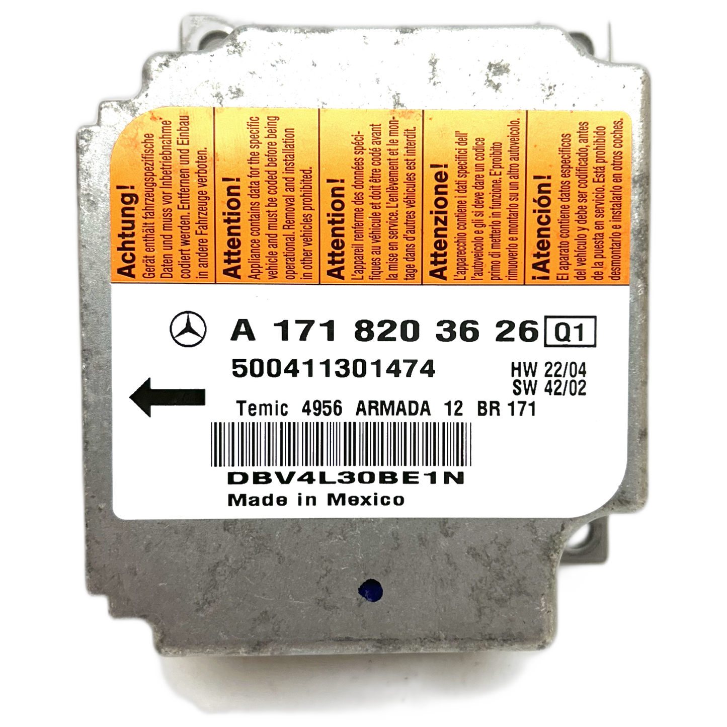 Mercedes-Benz SLK R171 Airbag-Steuergerät Reparatur