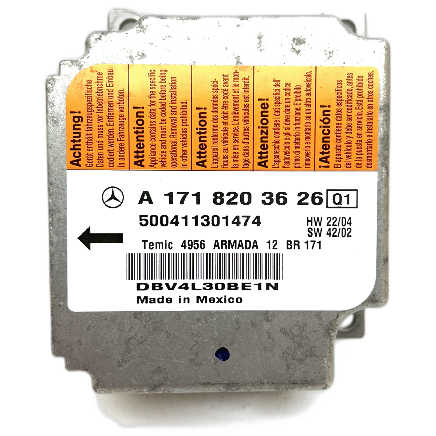 Mercedes-Benz SLK R171 Airbag-Steuergerät Reparatur