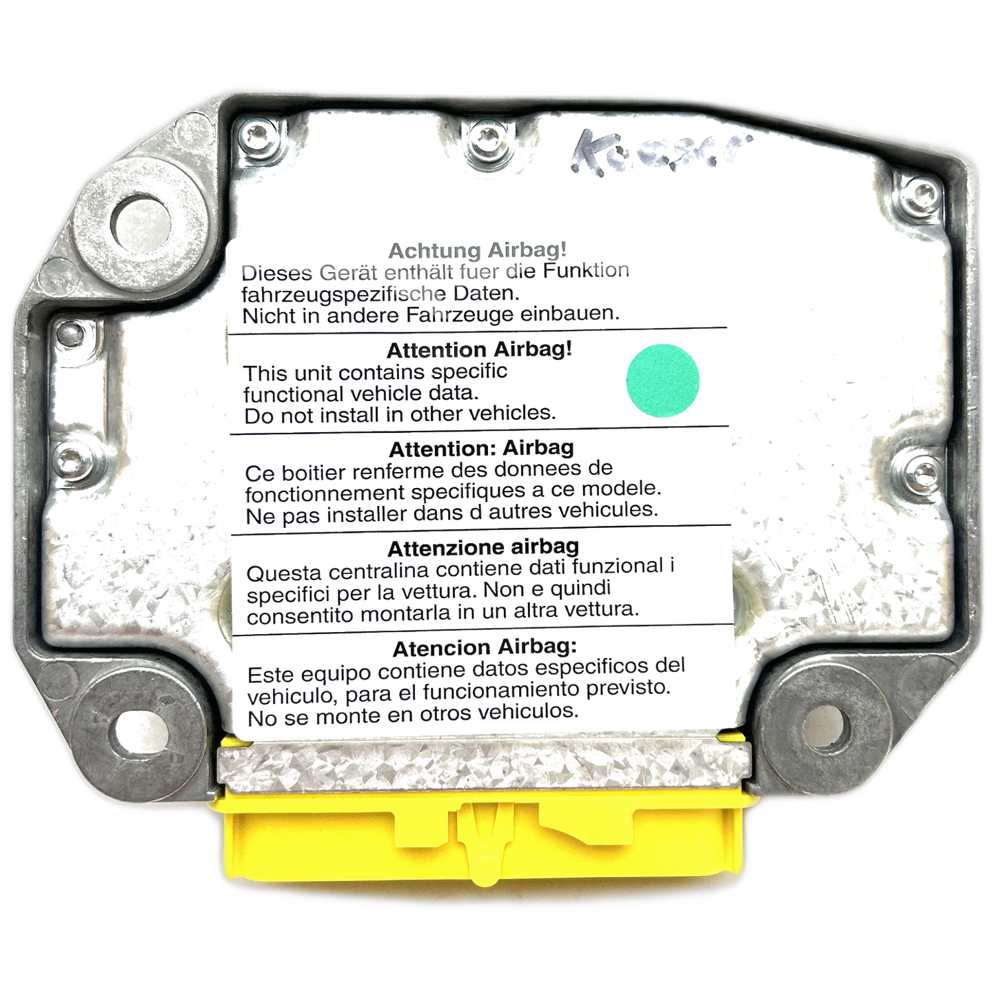 Porsche 911 GT3 997 Airbag-Steuergerät Reparatur