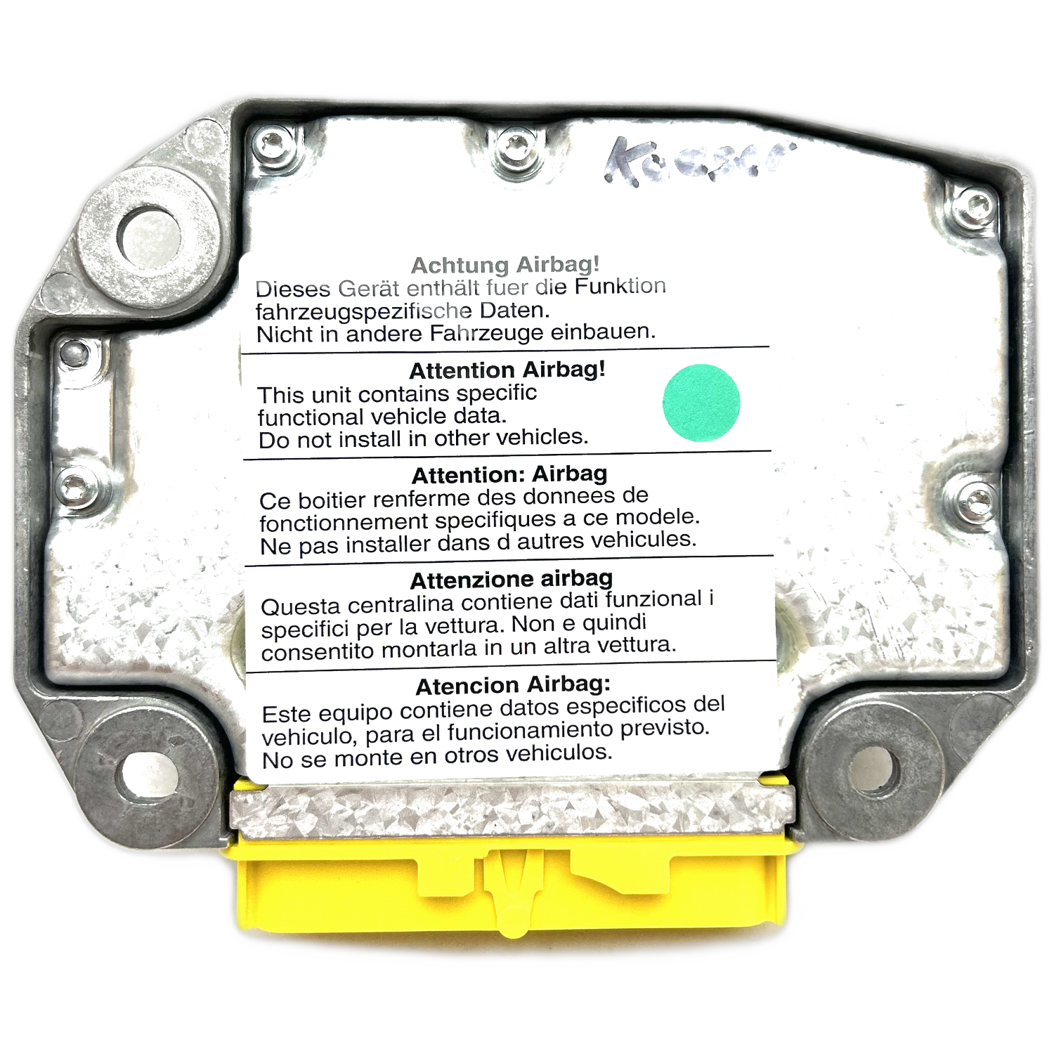 Porsche 911 GT3 997 Airbag-Steuergerät Reparatur