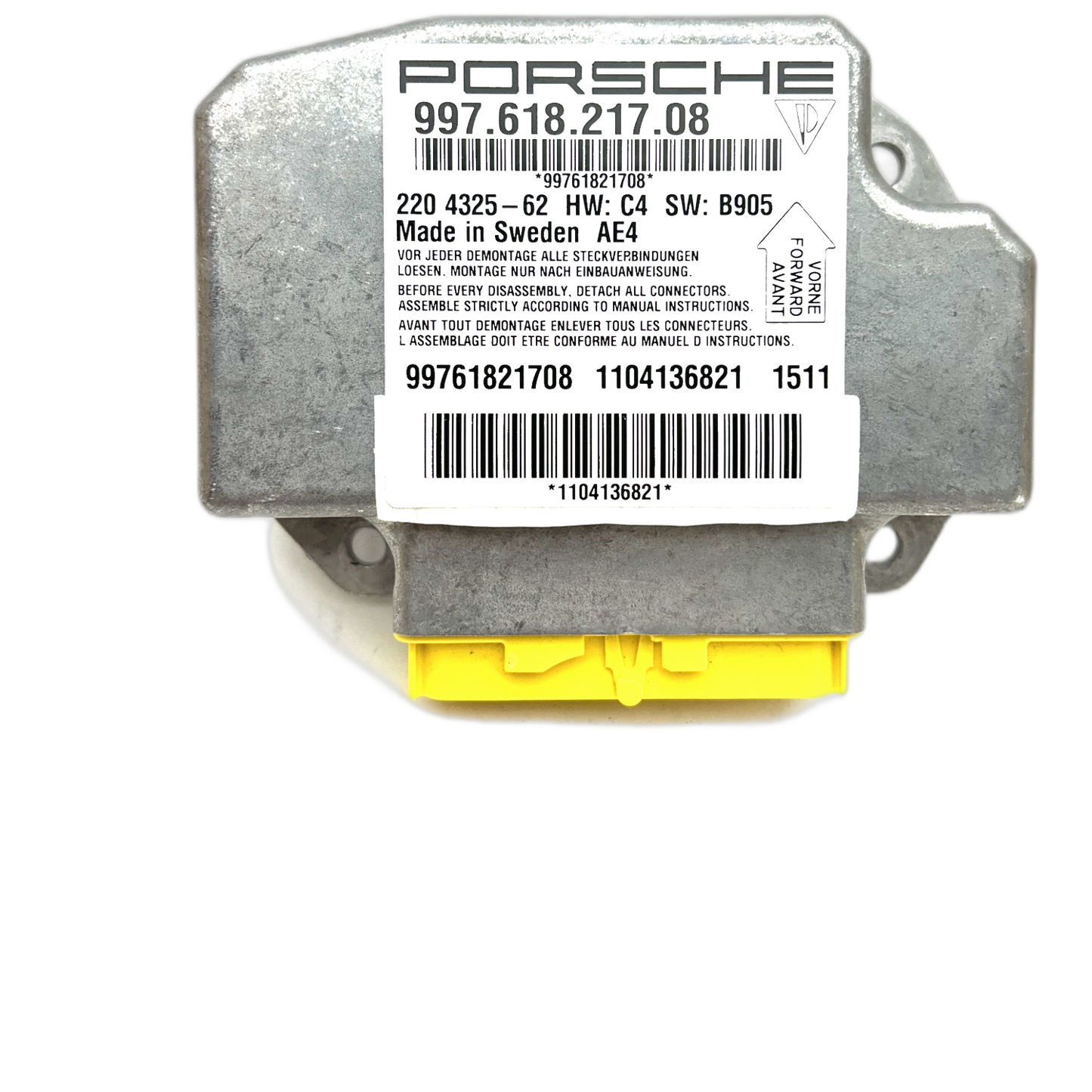 Porsche 911 Dakar 992 Airbag-Steuergerät Reparatur